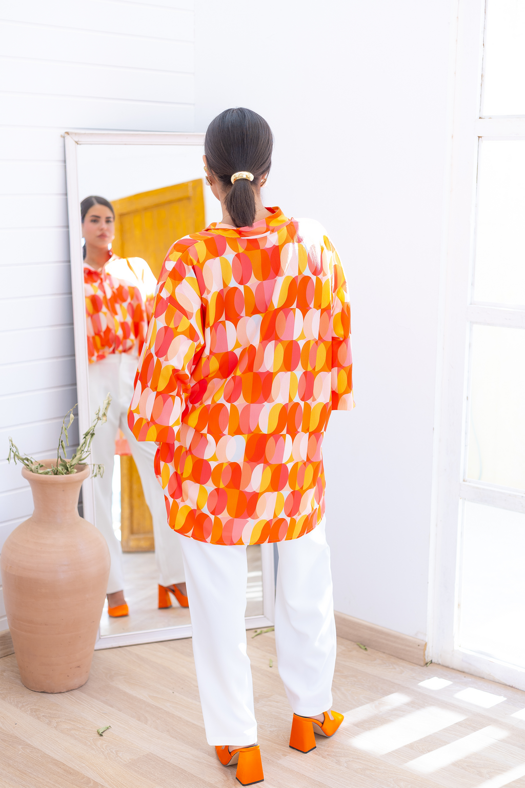 The Sunset Retro Blouse