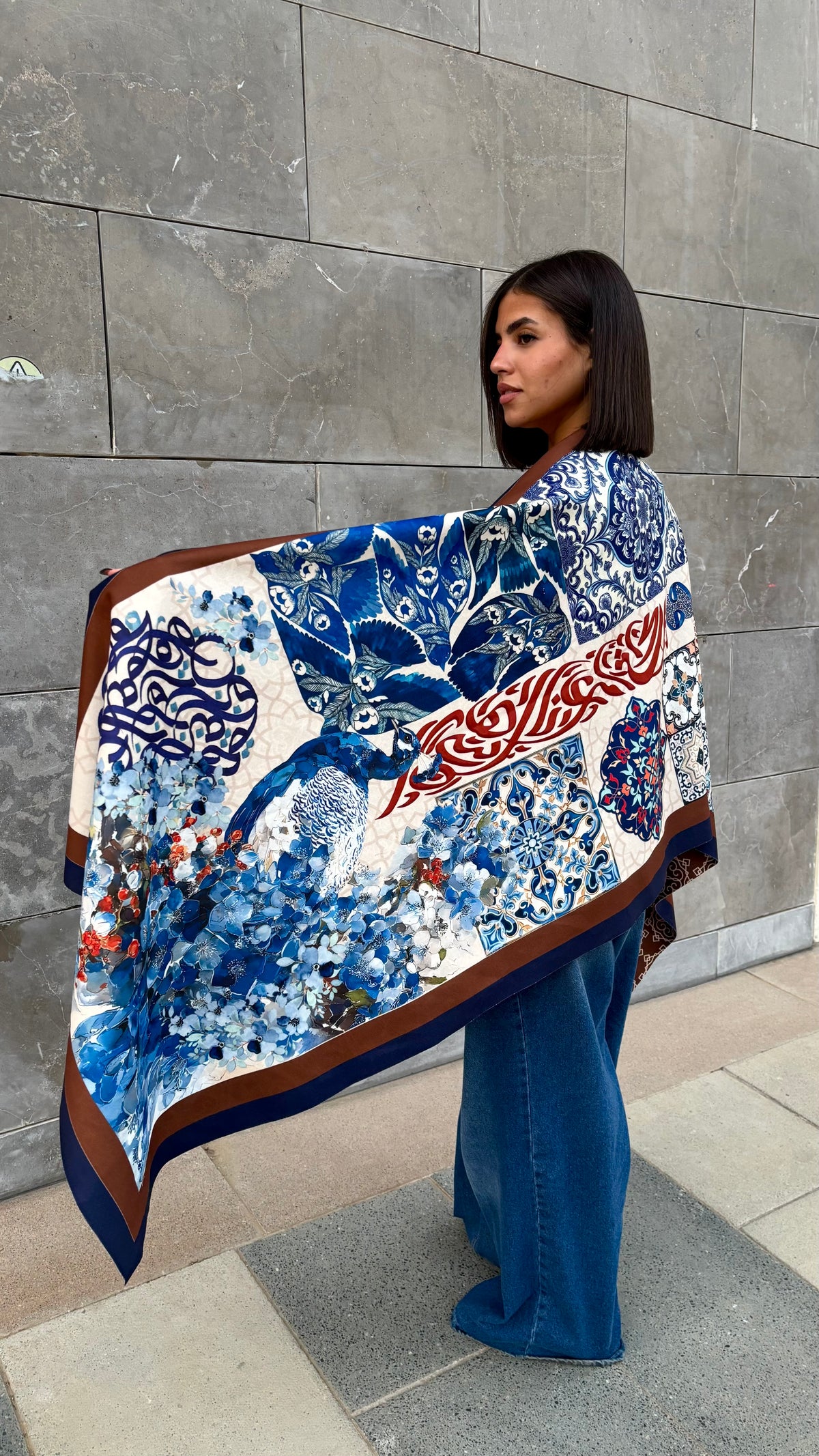 Moroccan Mosaic rectangle Scarf