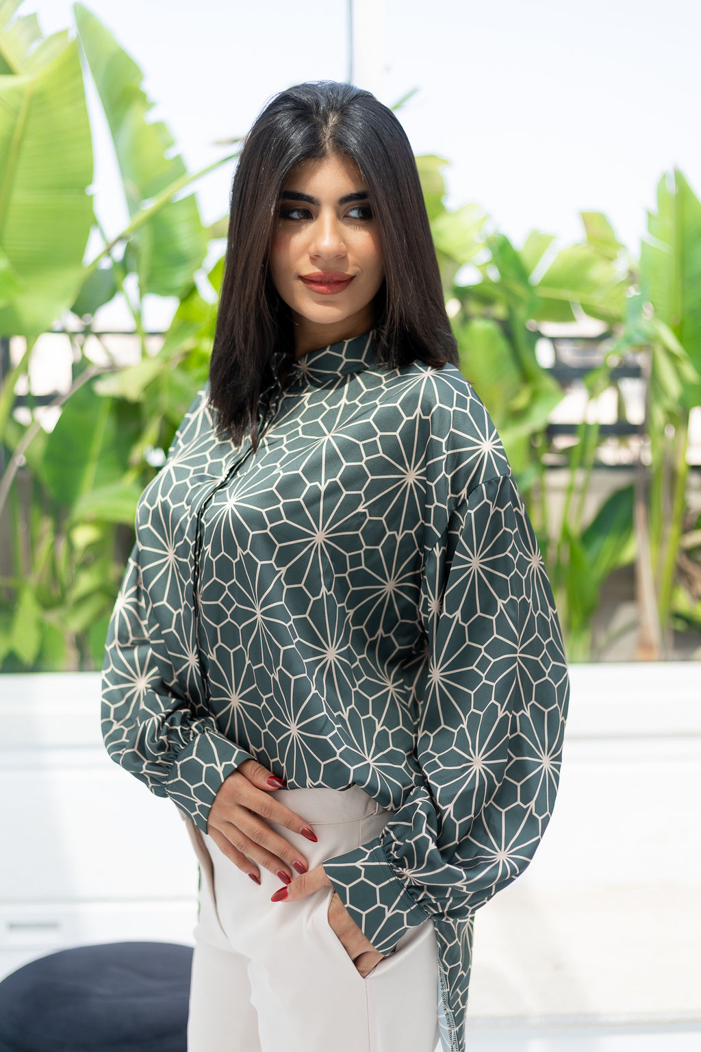 Mosaic Bloom Blouse