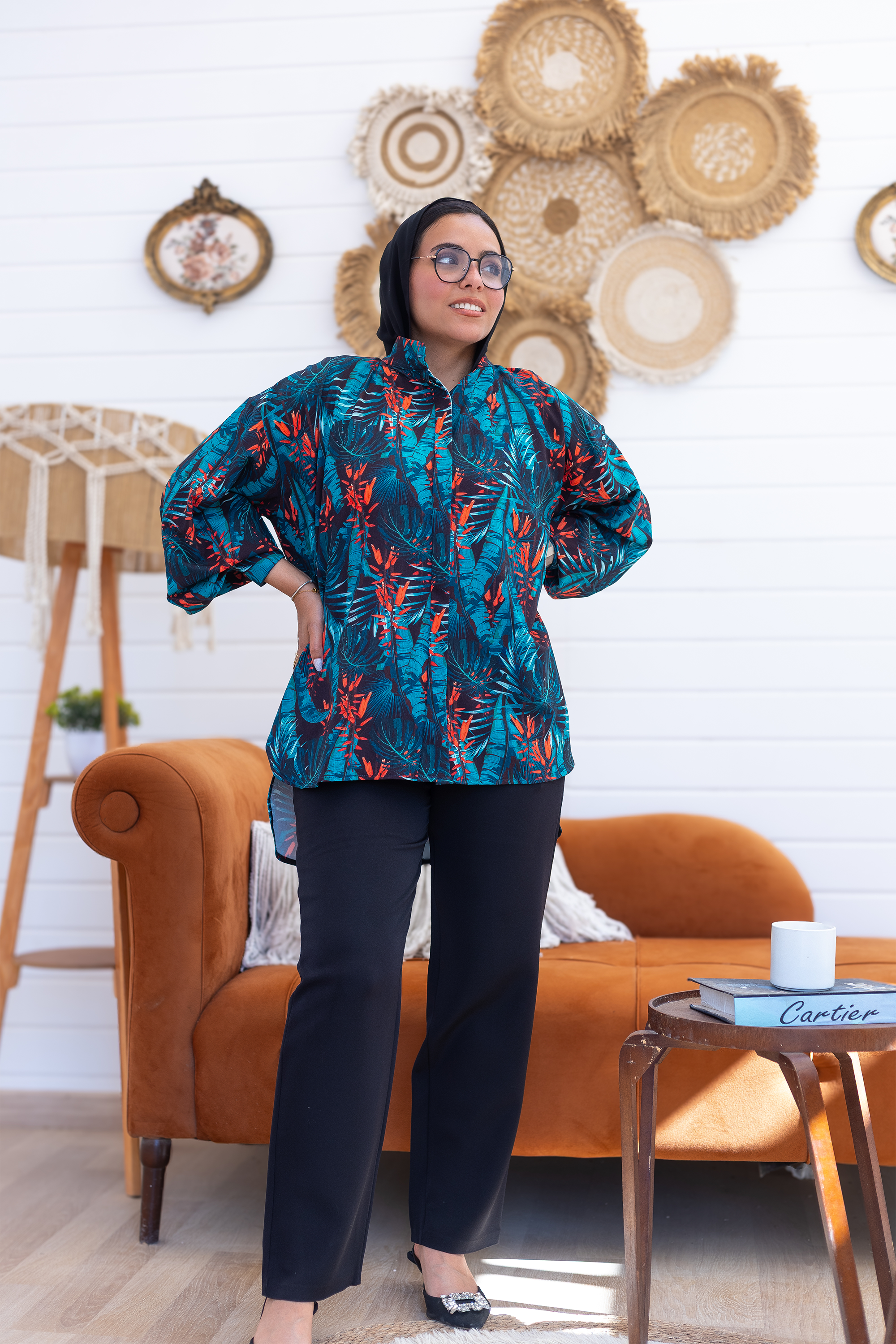 The Teal Tropicana Blouse