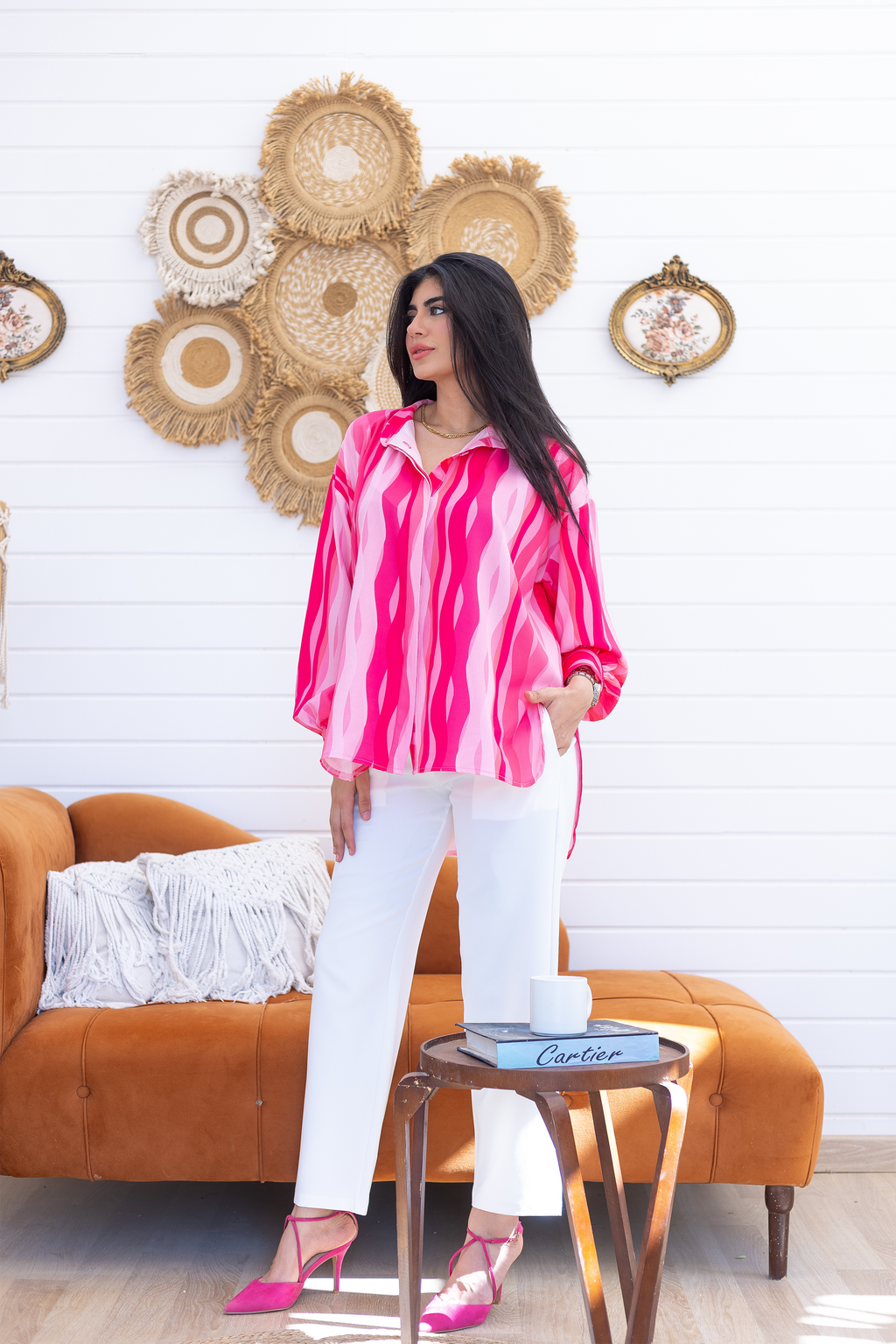 Pinky pinky blouse