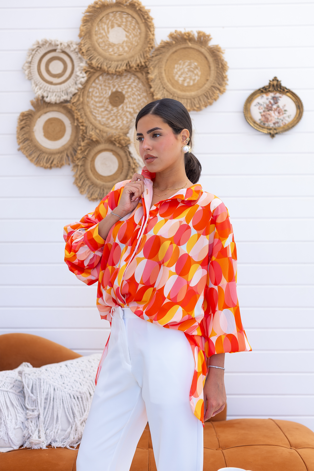 The Sunset Retro Blouse