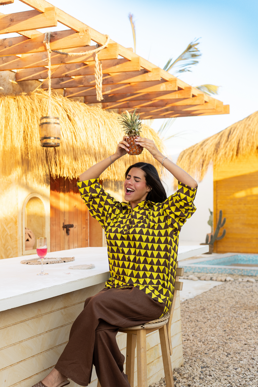 The Pineapple Pyramid blouse