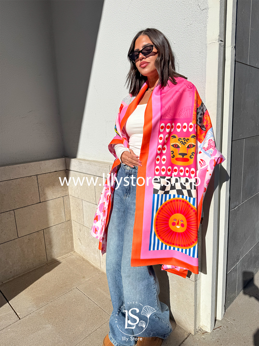 Lucky Charm Patch Scarf Rectangle