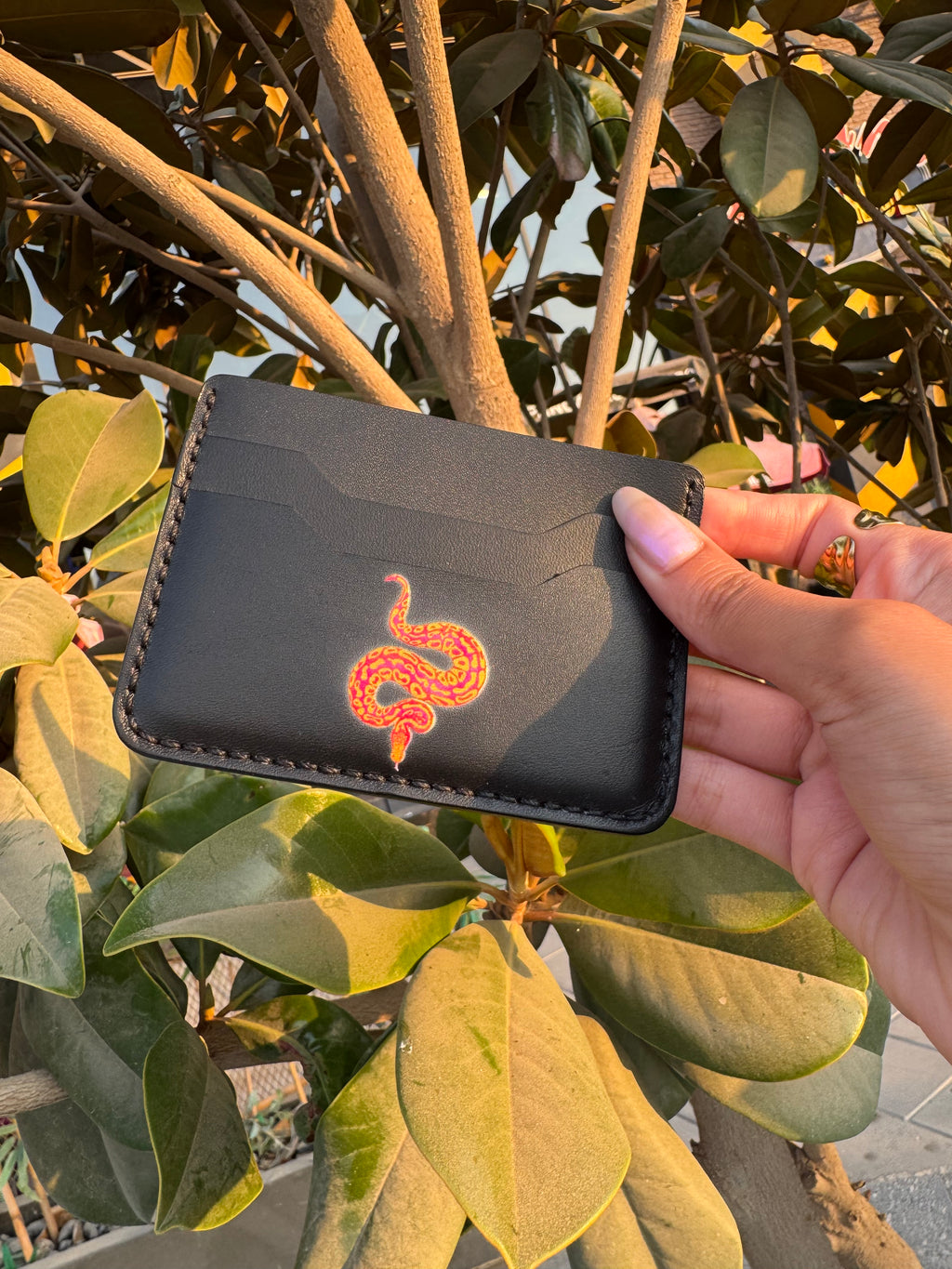 Ember Snake Card Holder