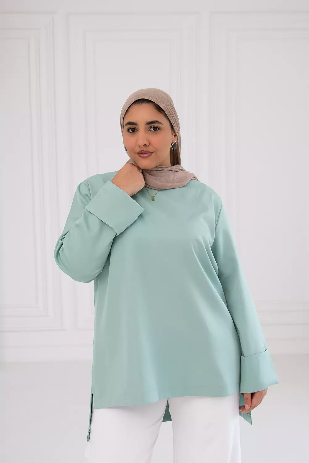 Rosa high and low blouse