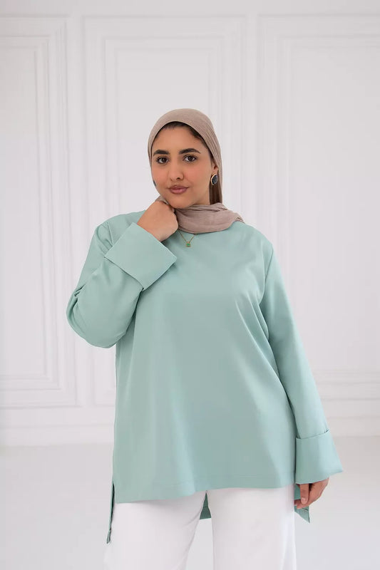 Rosa high and low blouse