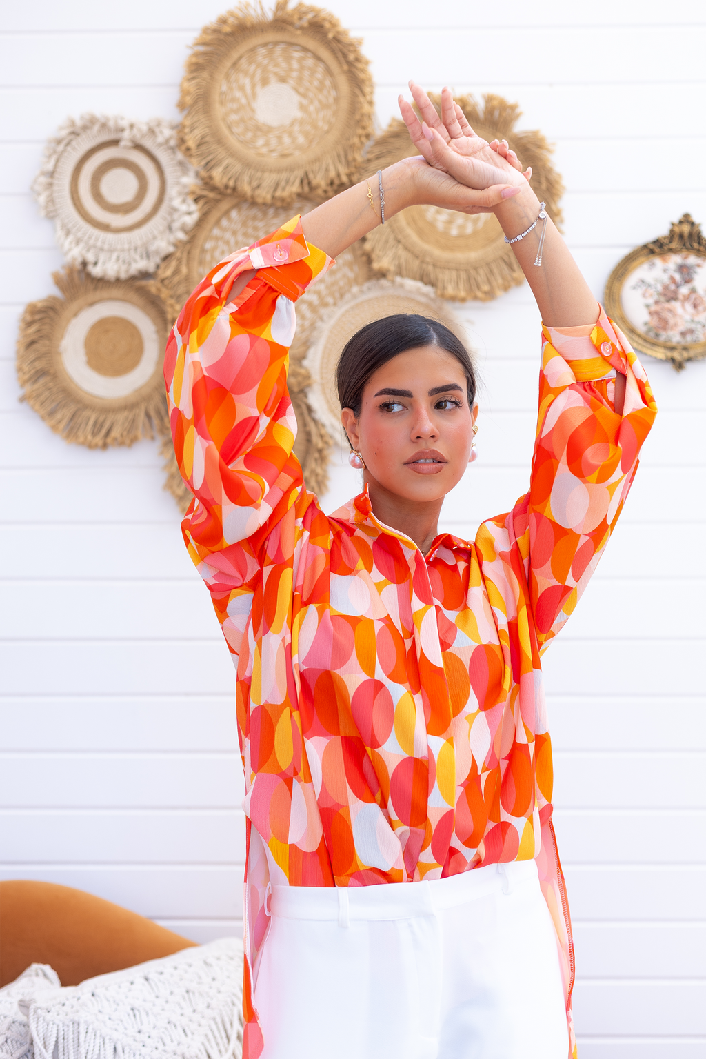 The Sunset Retro Blouse