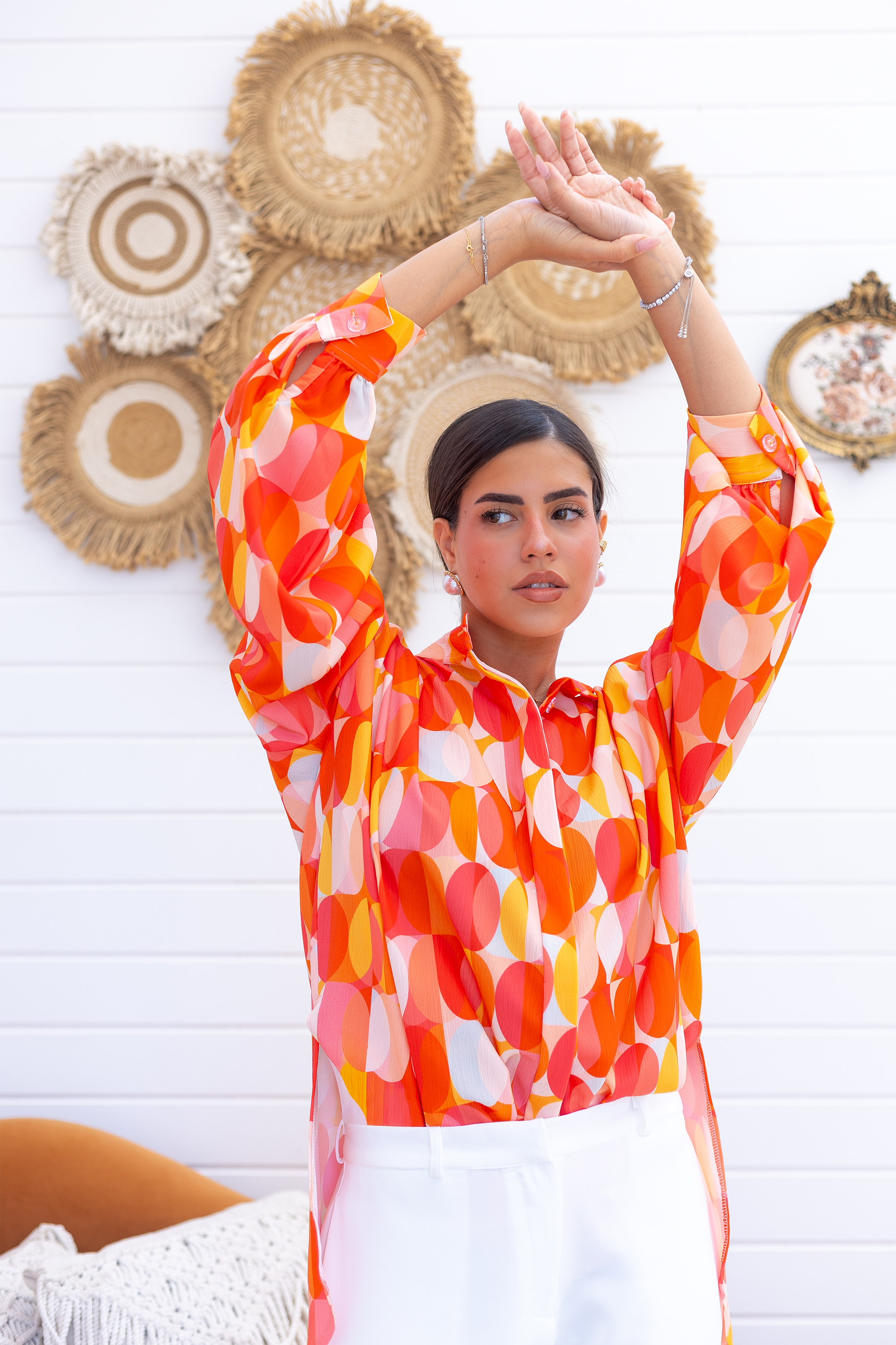 The Sunset Retro Blouse
