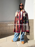 Big Cat patchwork Scarf Rectangle