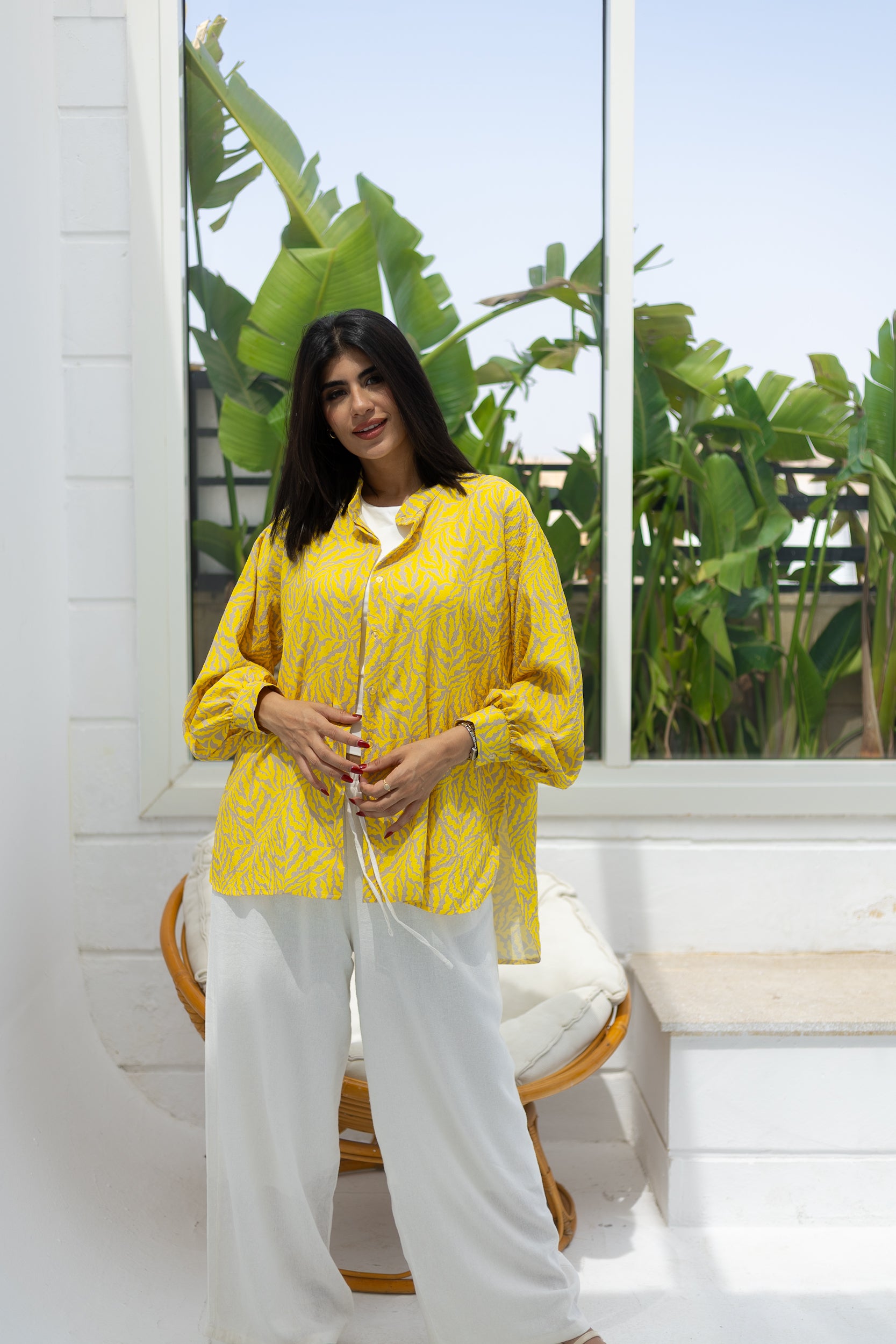 Bloom golden blouse
