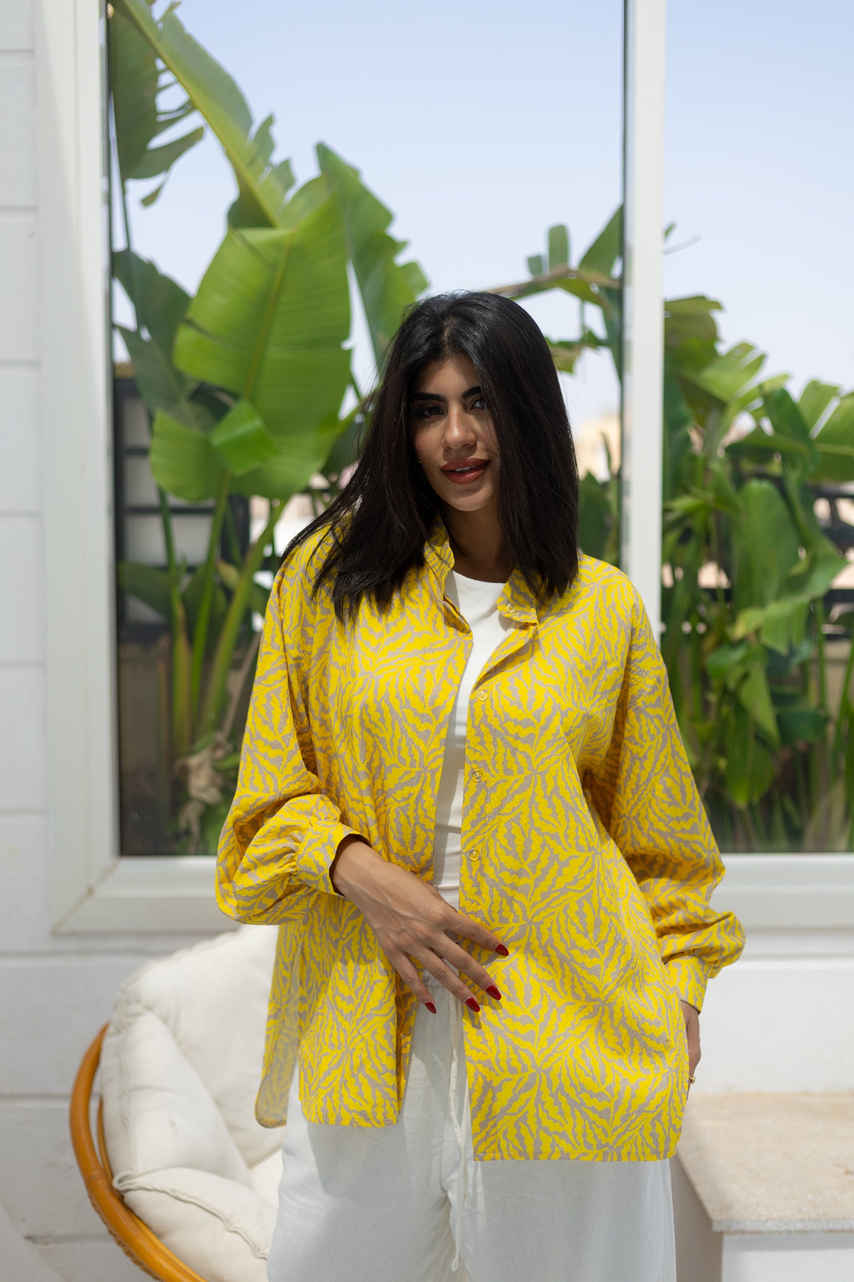 Bloom golden blouse