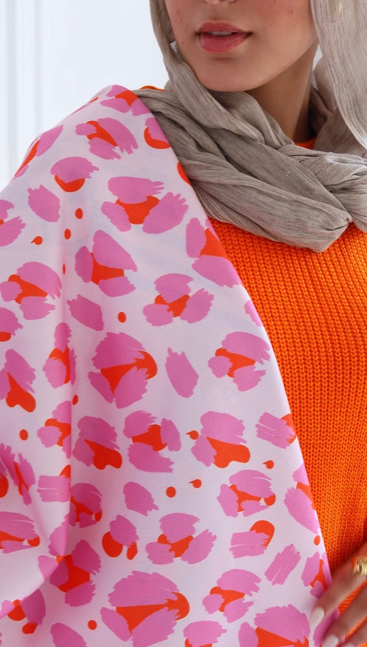 Gigi pullover + Lucky Charm Patch Scarf