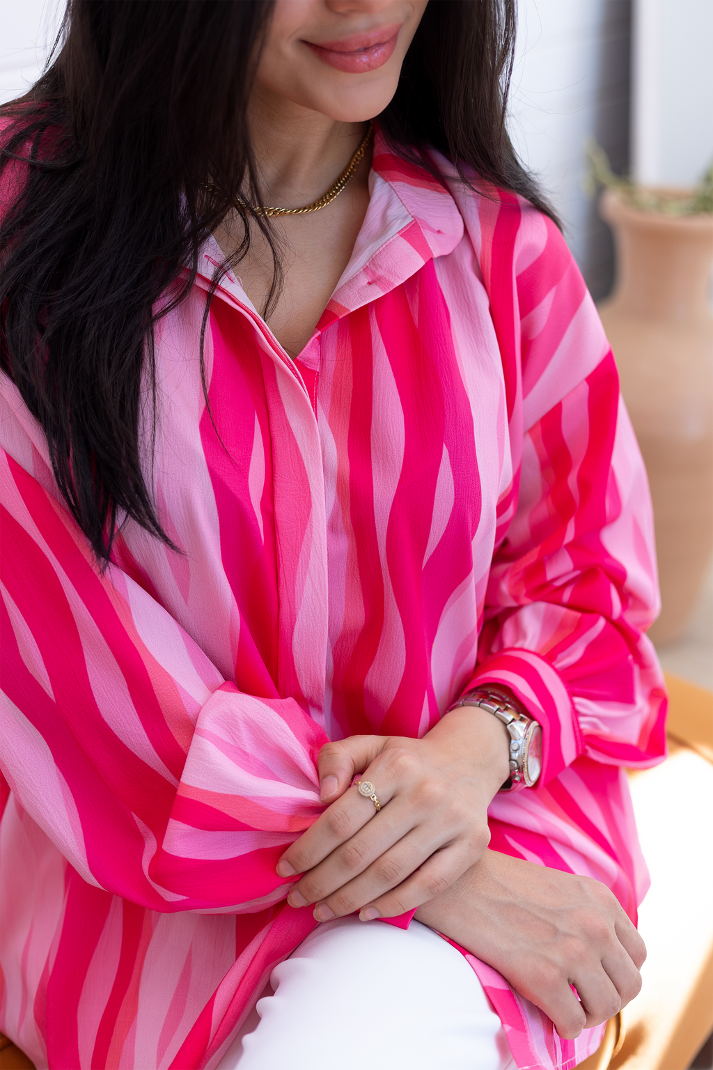 Pinky pinky blouse