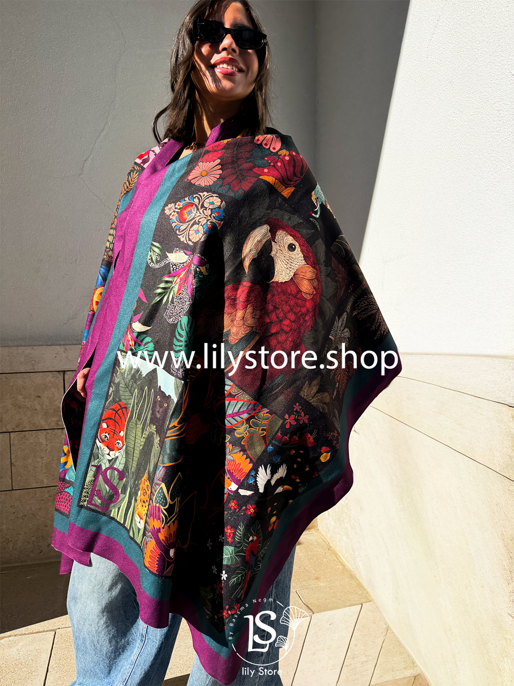 Velvet Jungle Scarf rectangle