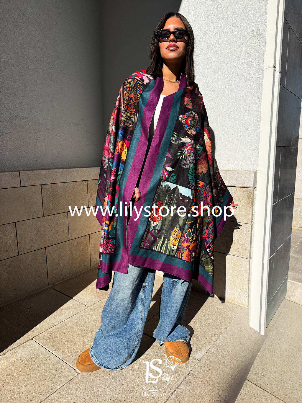 Velvet Jungle Scarf rectangle