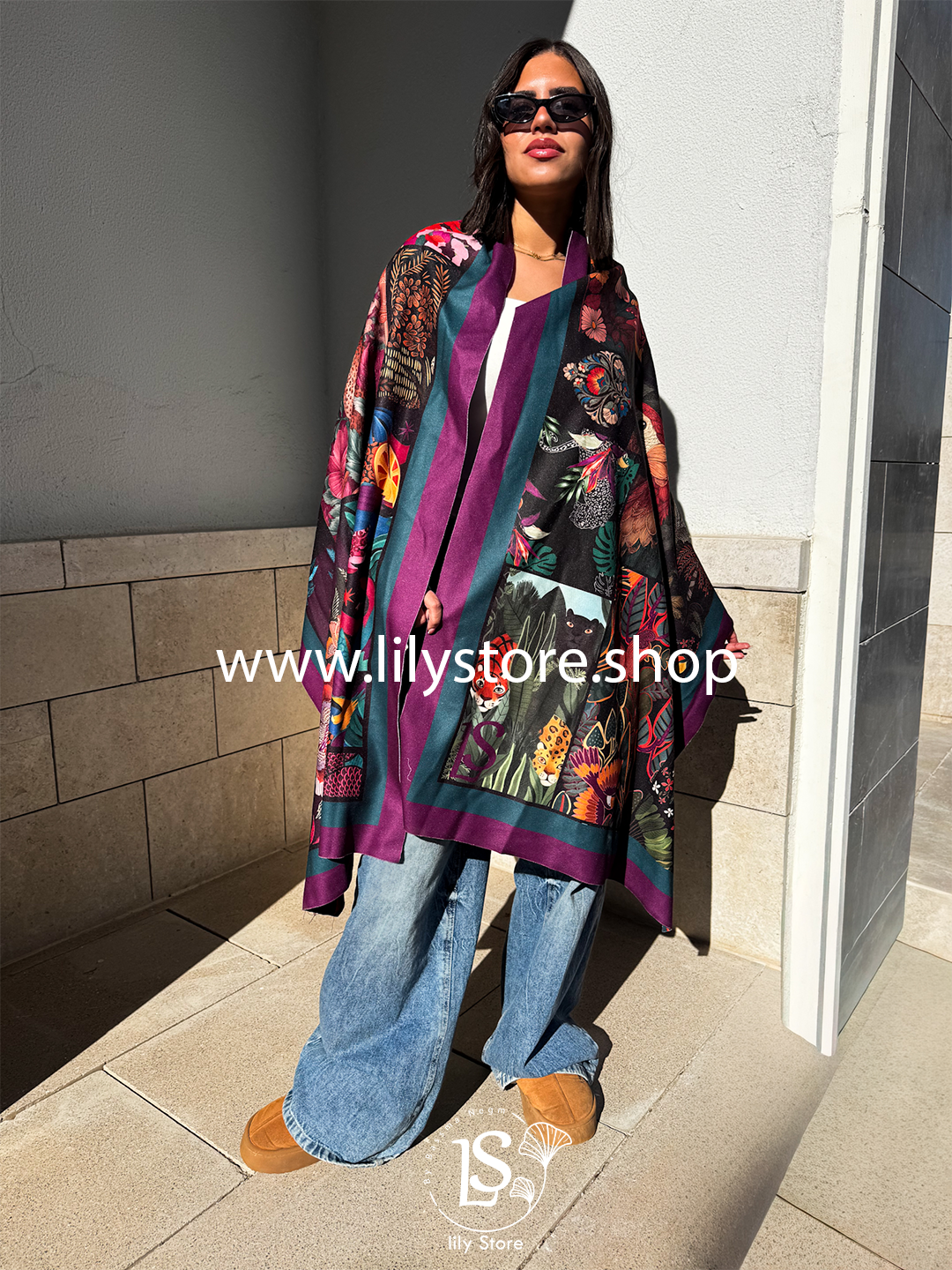 Velvet Jungle Scarf rectangle