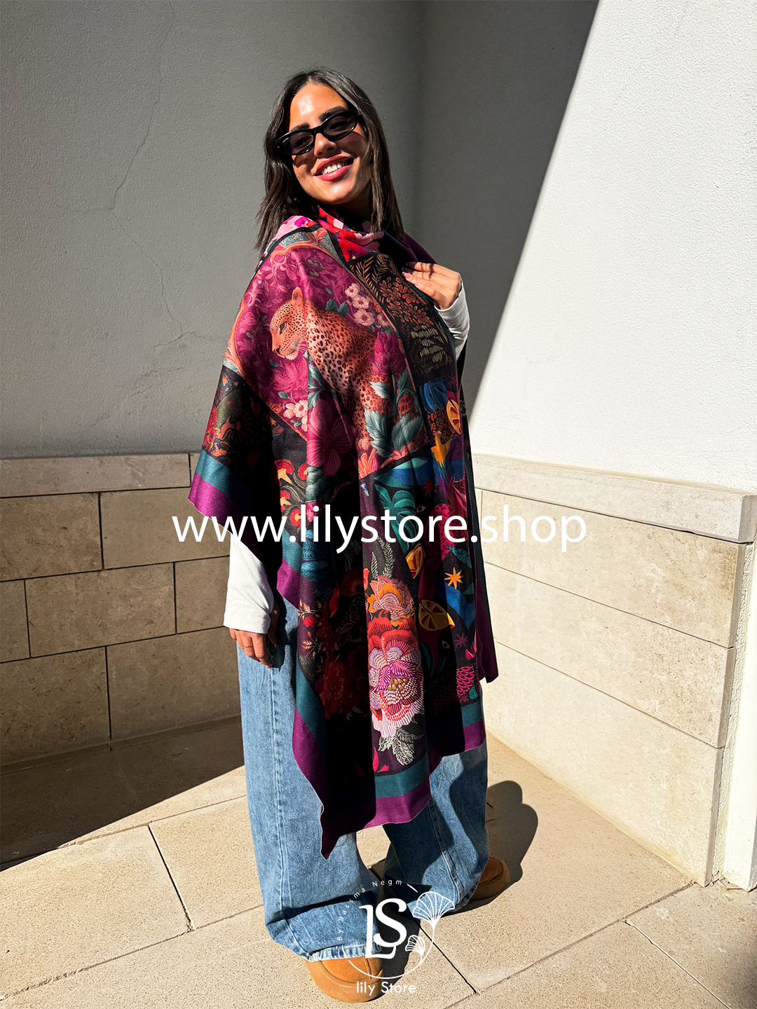Velvet Jungle Scarf rectangle