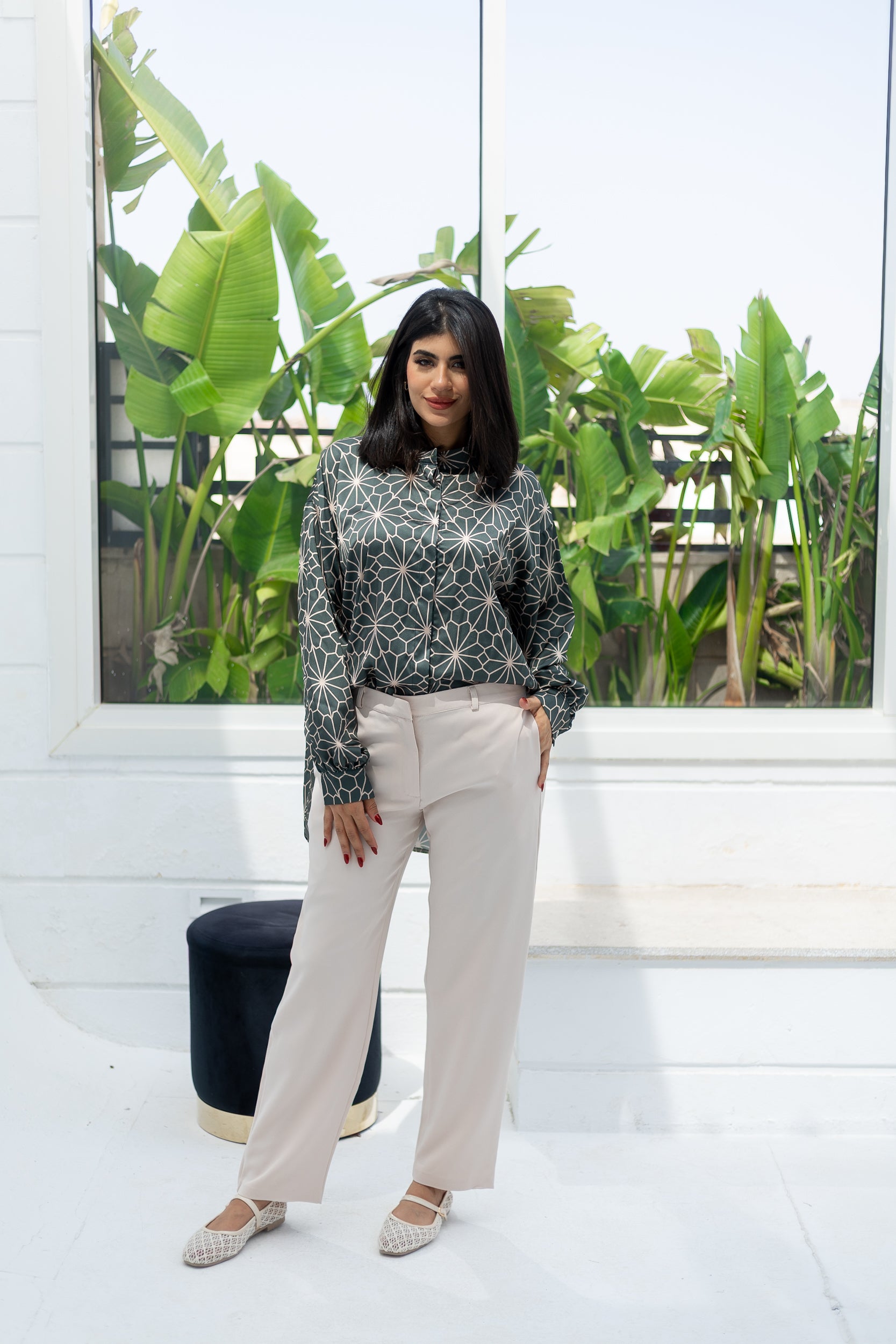 Mosaic Bloom Blouse