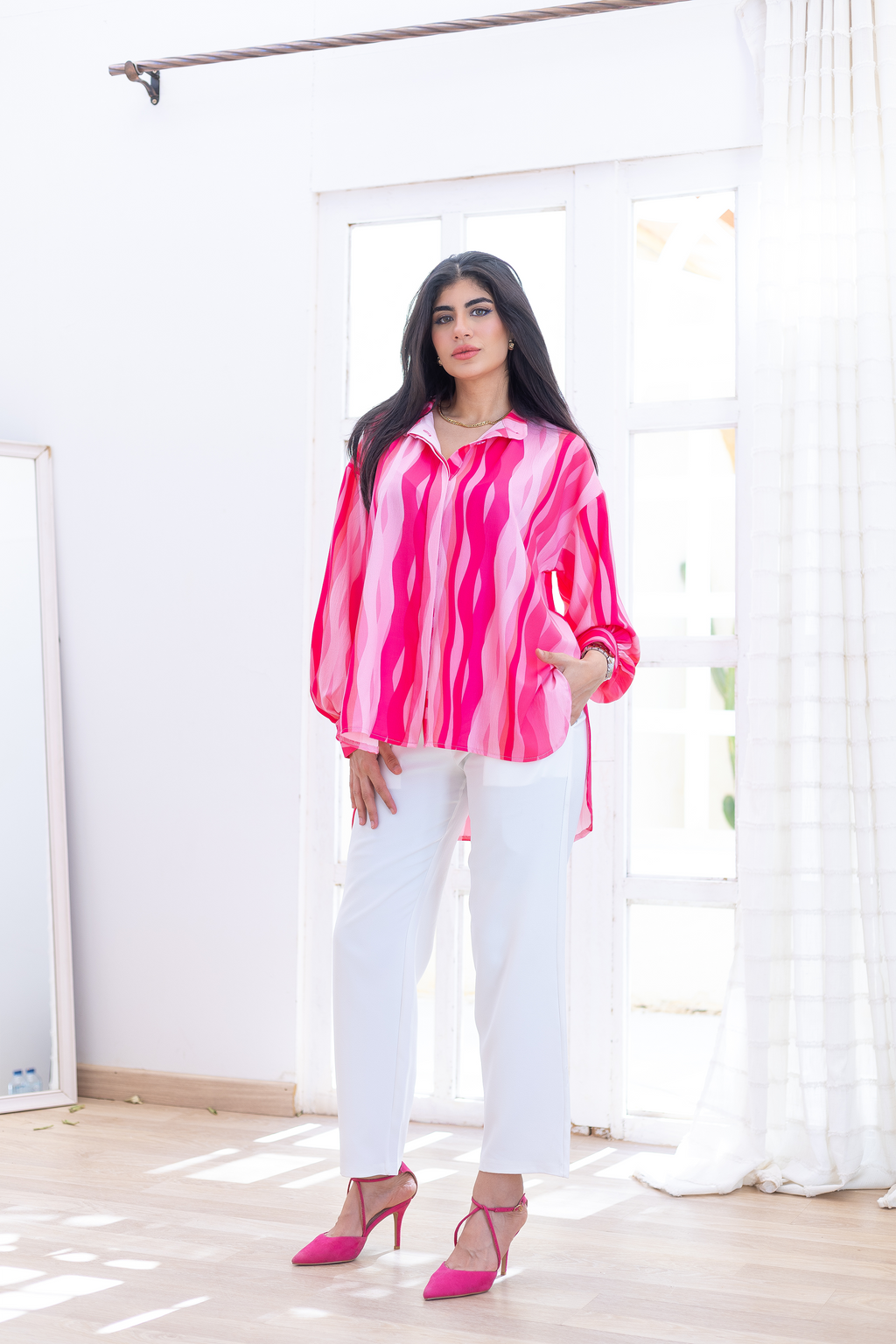 Pinky pinky blouse