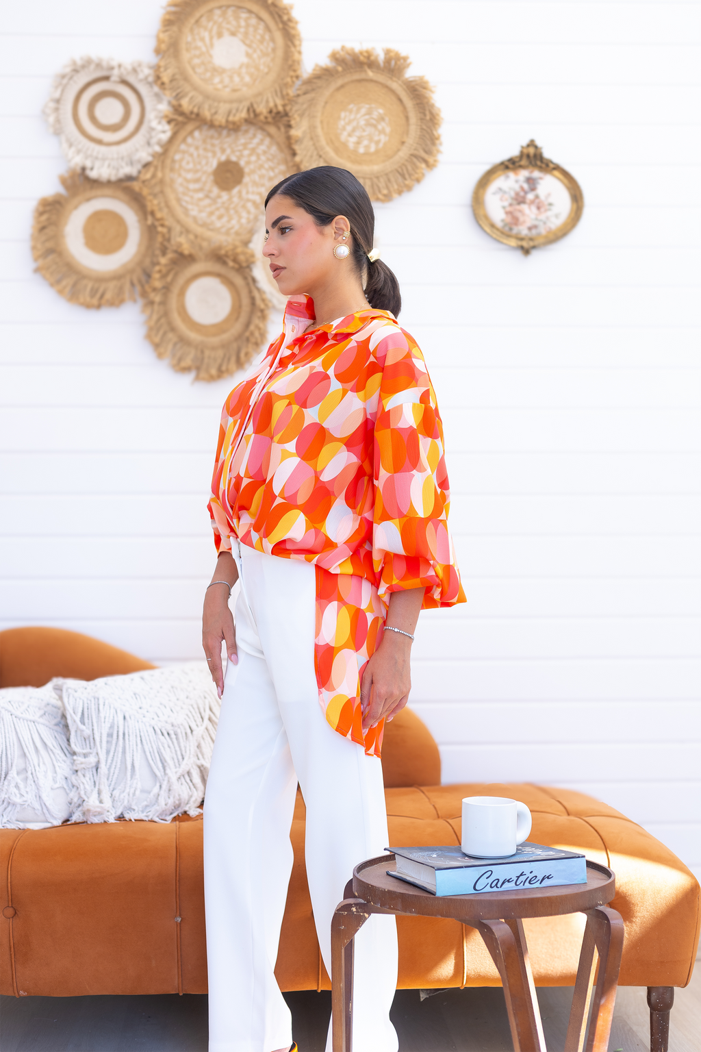 The Sunset Retro Blouse