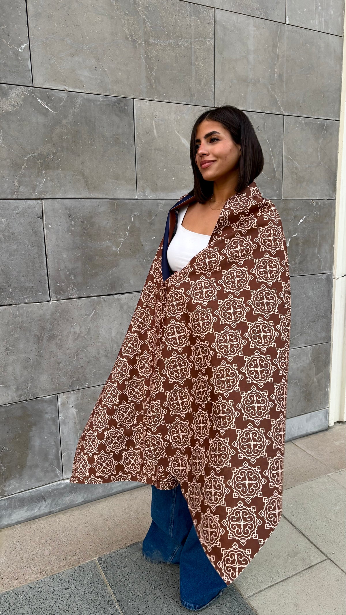Moroccan Mosaic rectangle Scarf