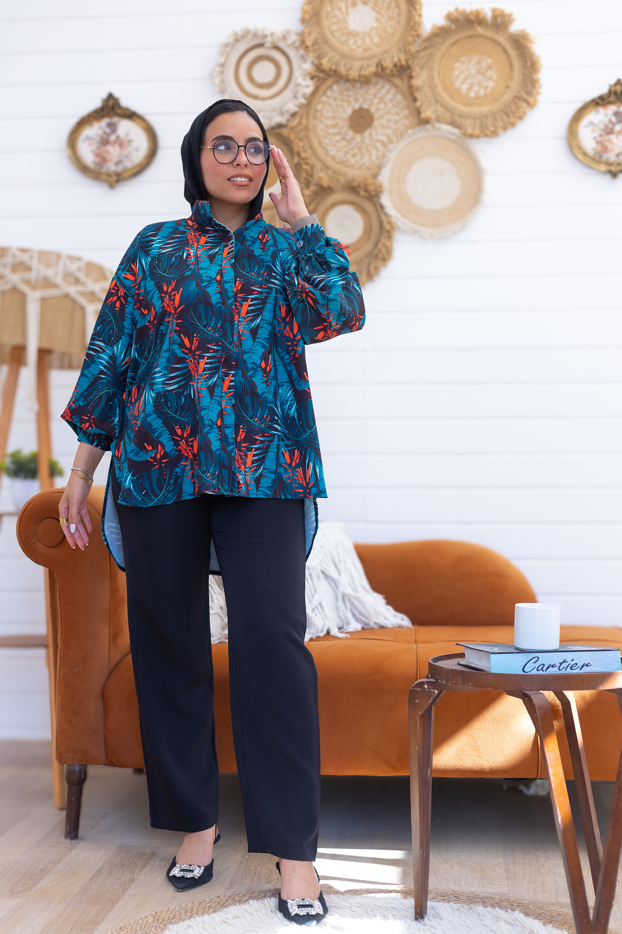 The Teal Tropicana Blouse