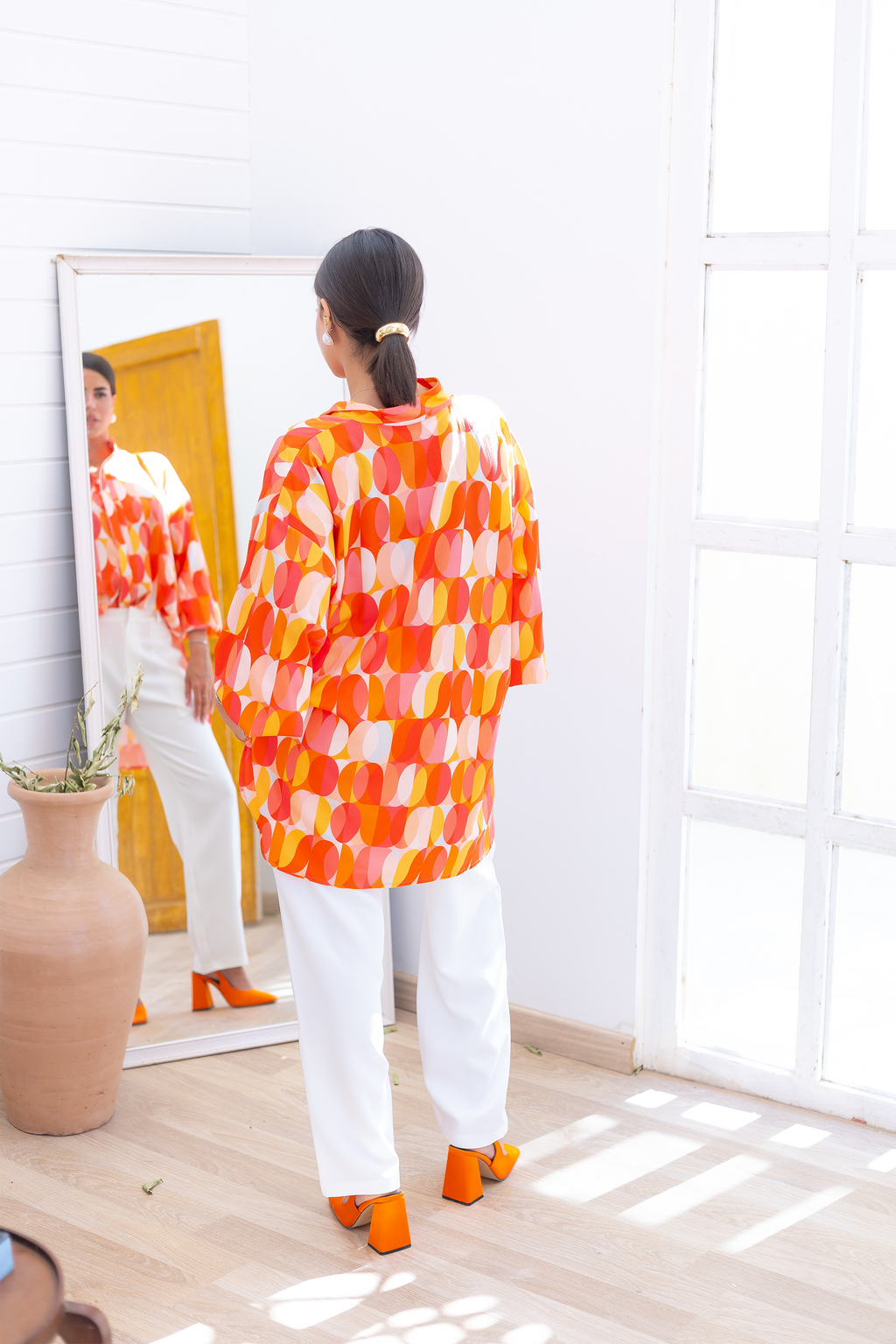 The Sunset Retro Blouse