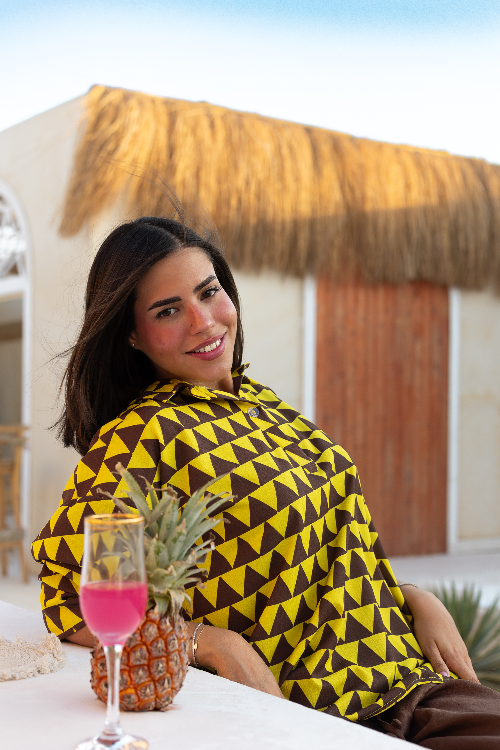 The Pineapple Pyramid blouse