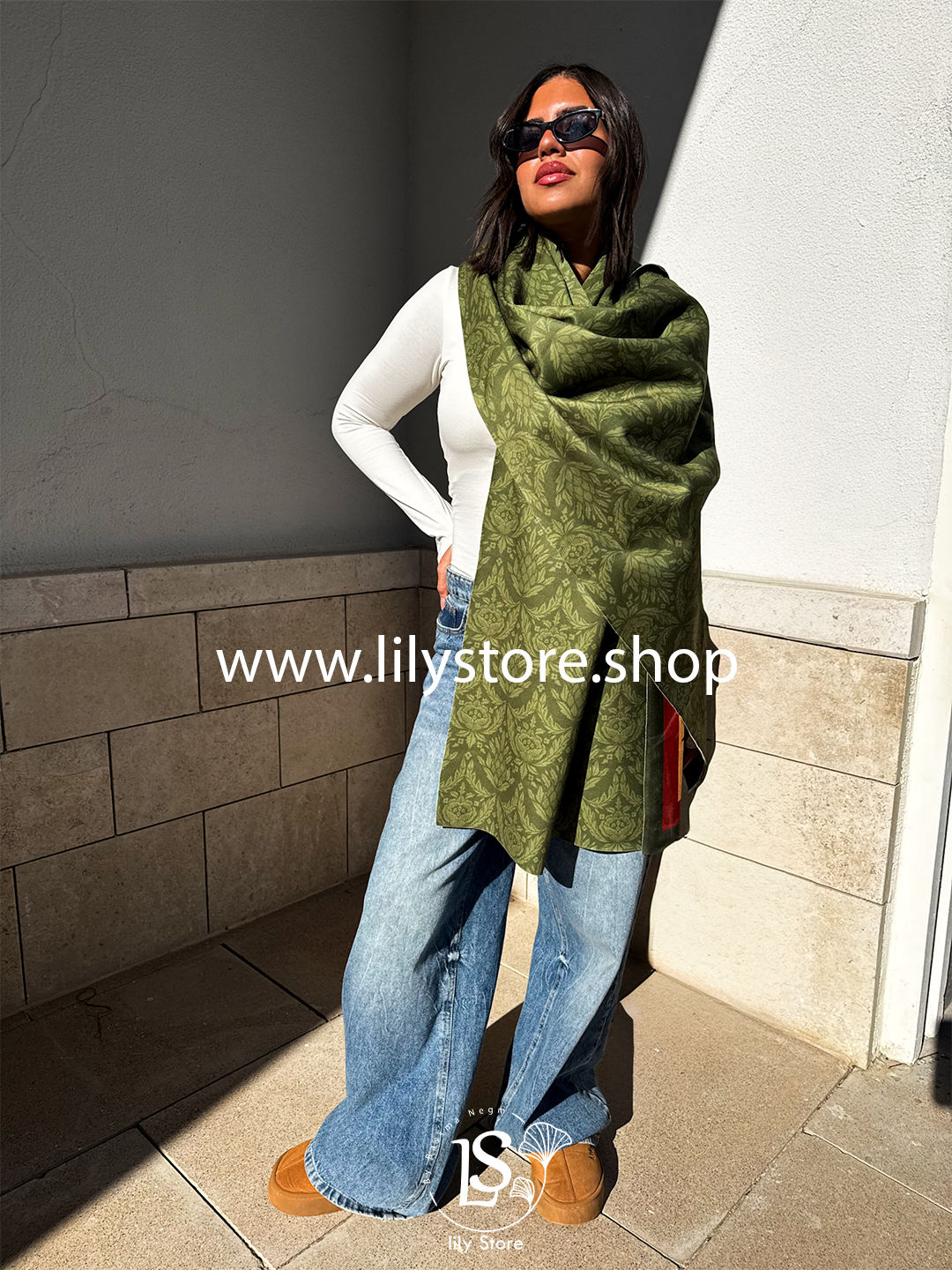 Cleopatra's Scroll Scarf Rectangle