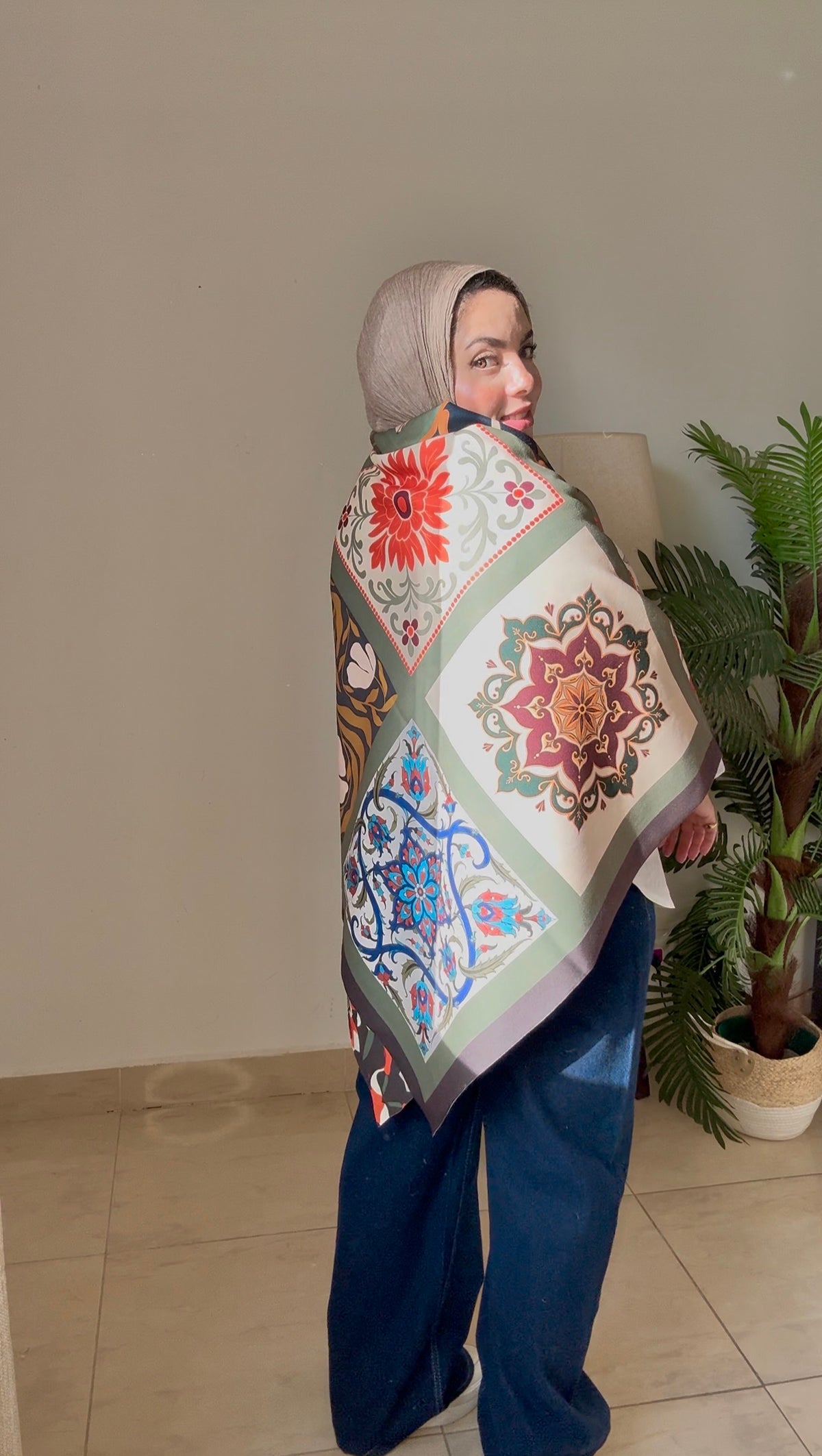 Sunset Mosaic Scarf