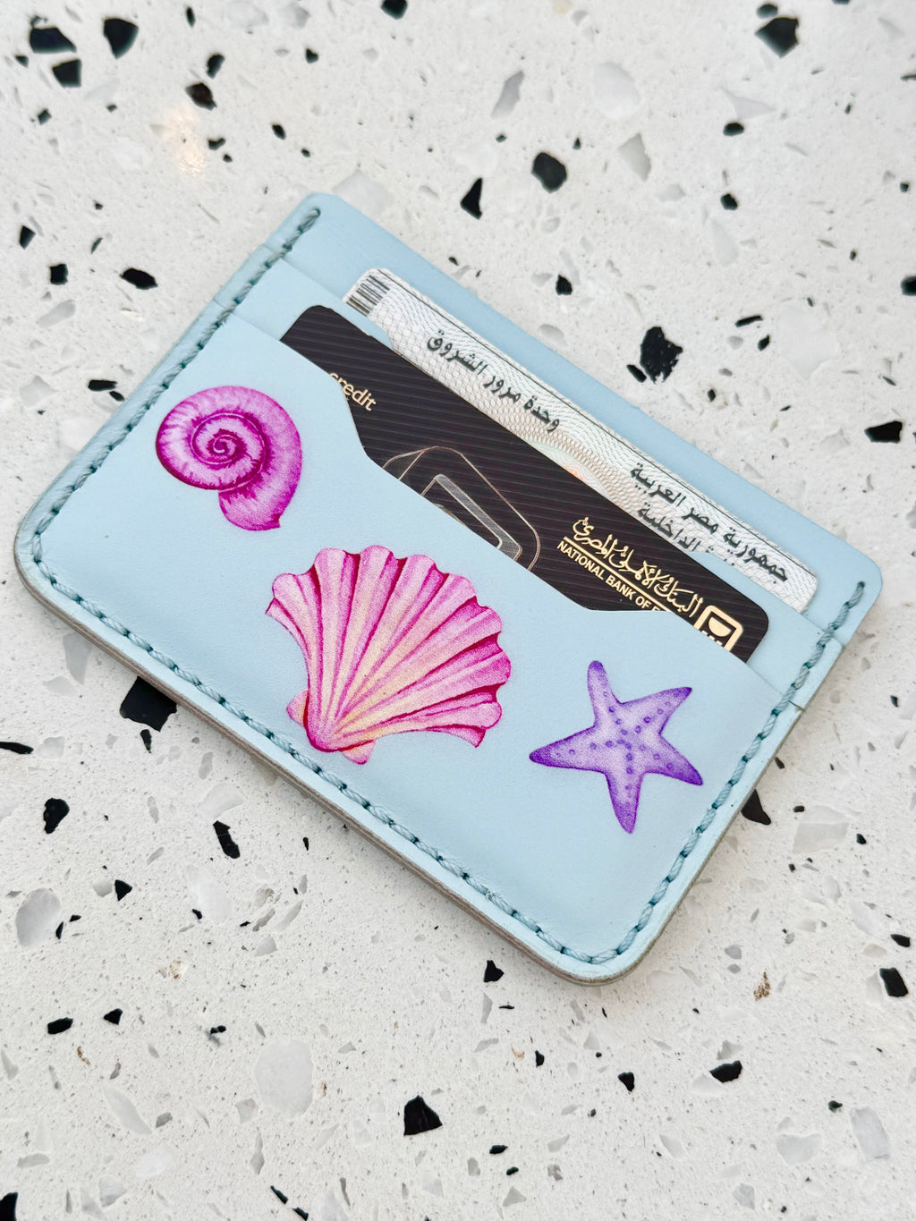 Seashells card holder