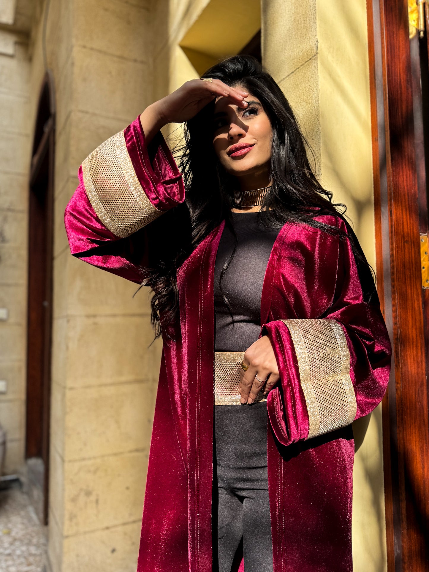 Opal mid length Kaftan