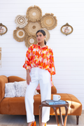 The Sunset Retro Blouse