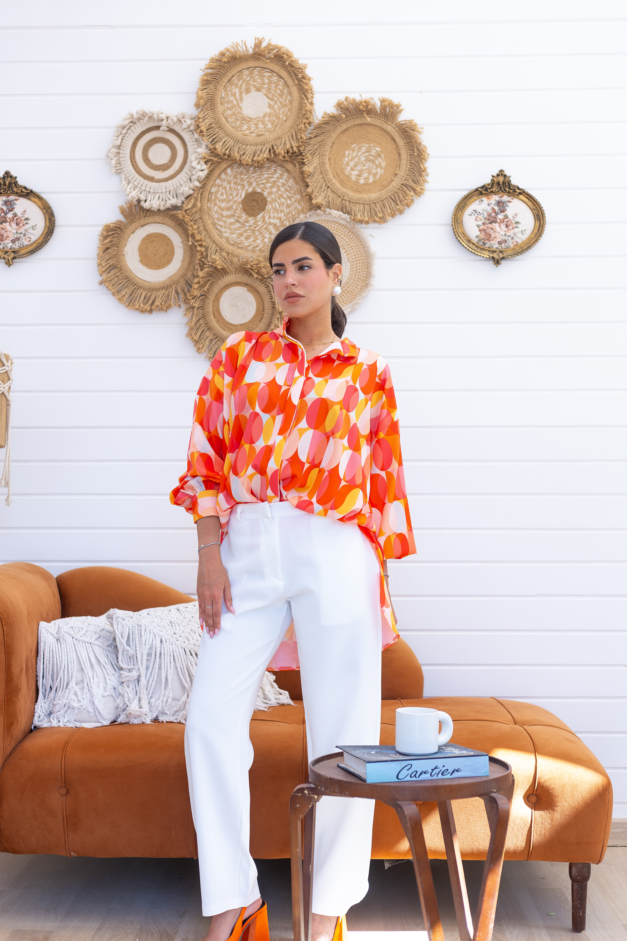 The Sunset Retro Blouse
