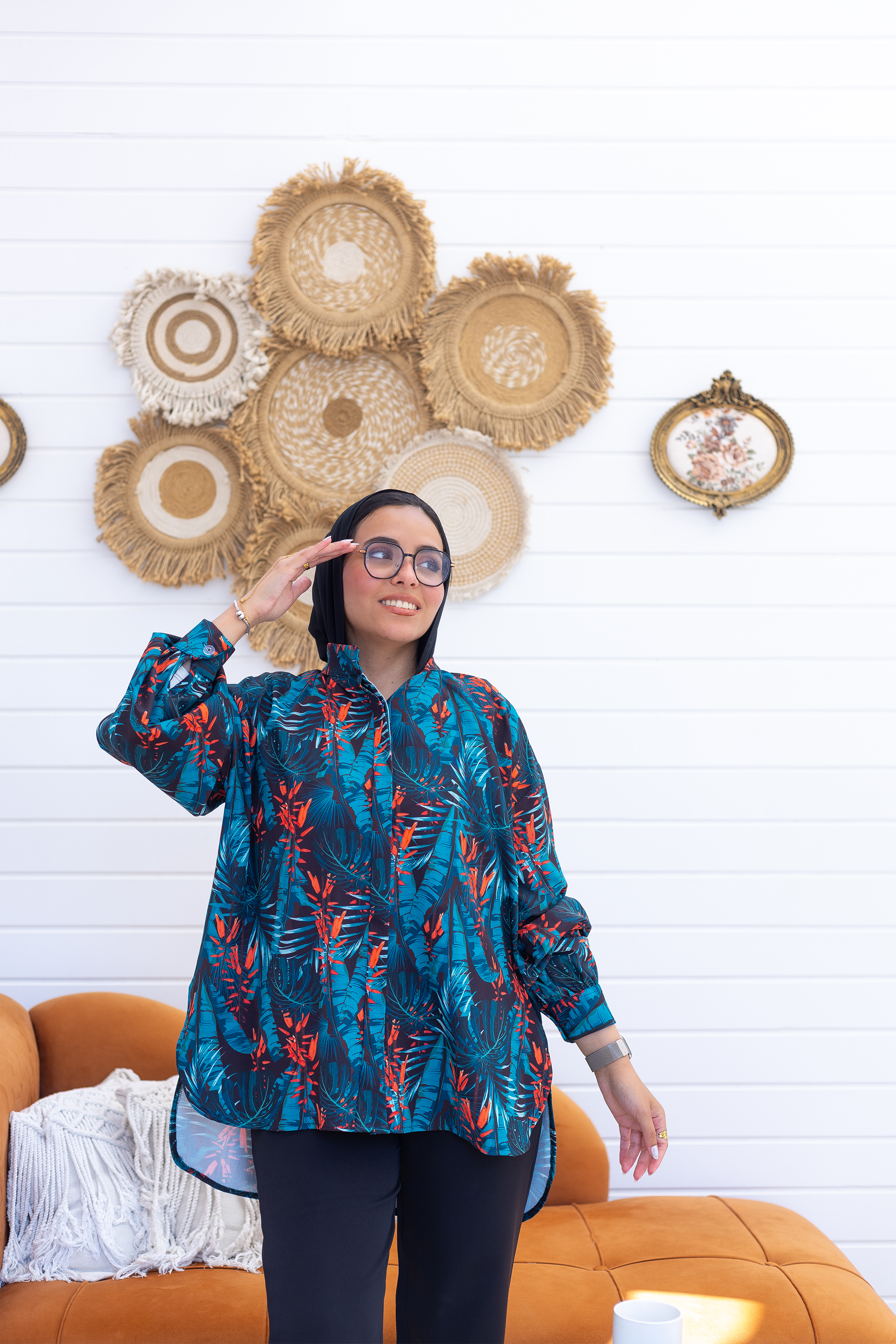 The Teal Tropicana Blouse