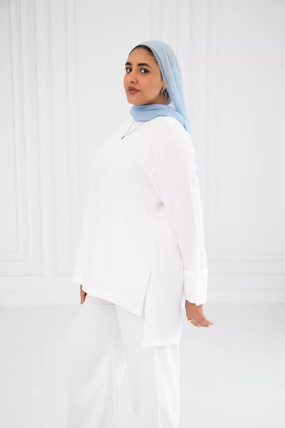 Rosa high and low blouse