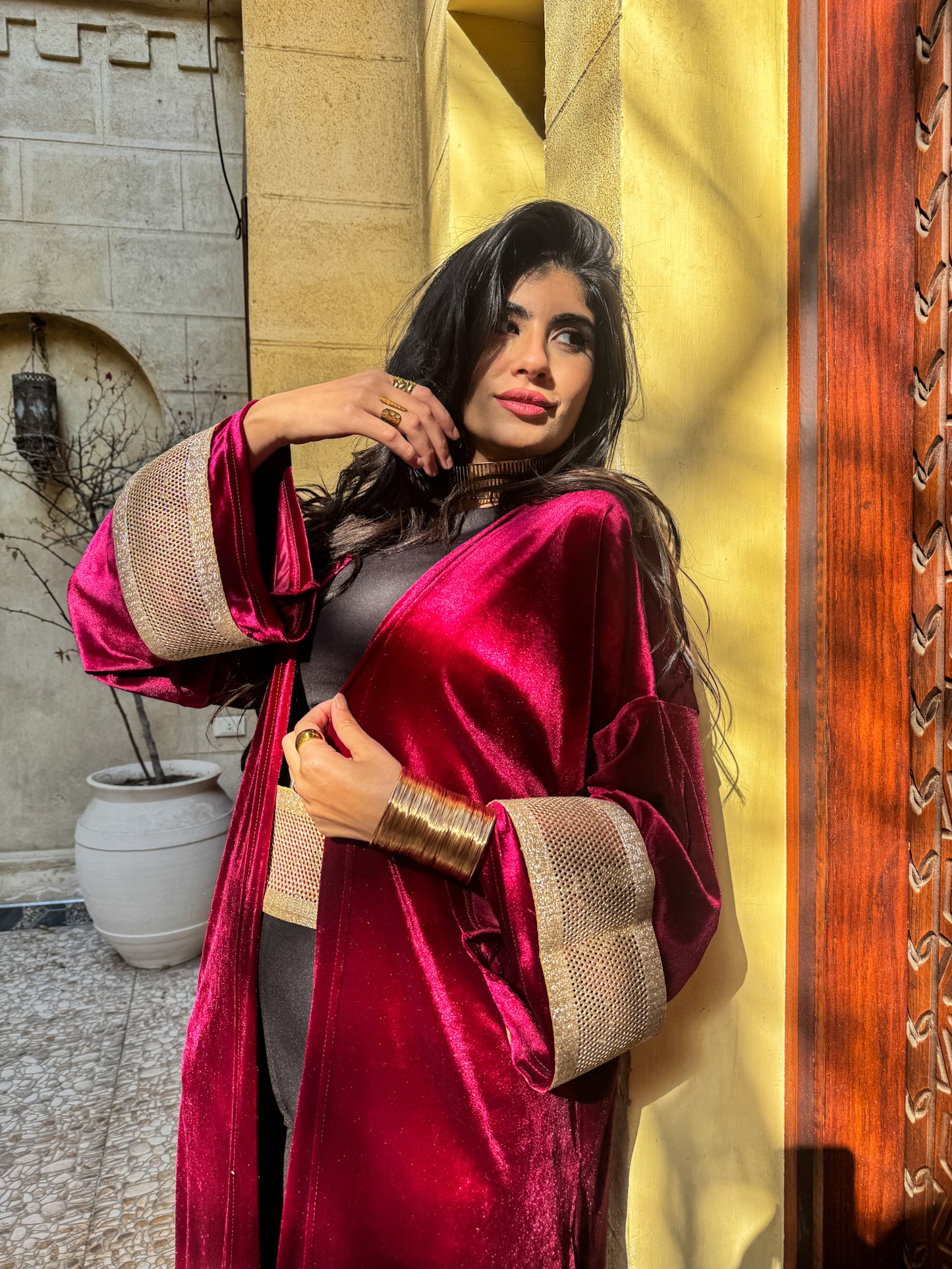 Opal mid length Kaftan