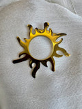 Sun brooch
