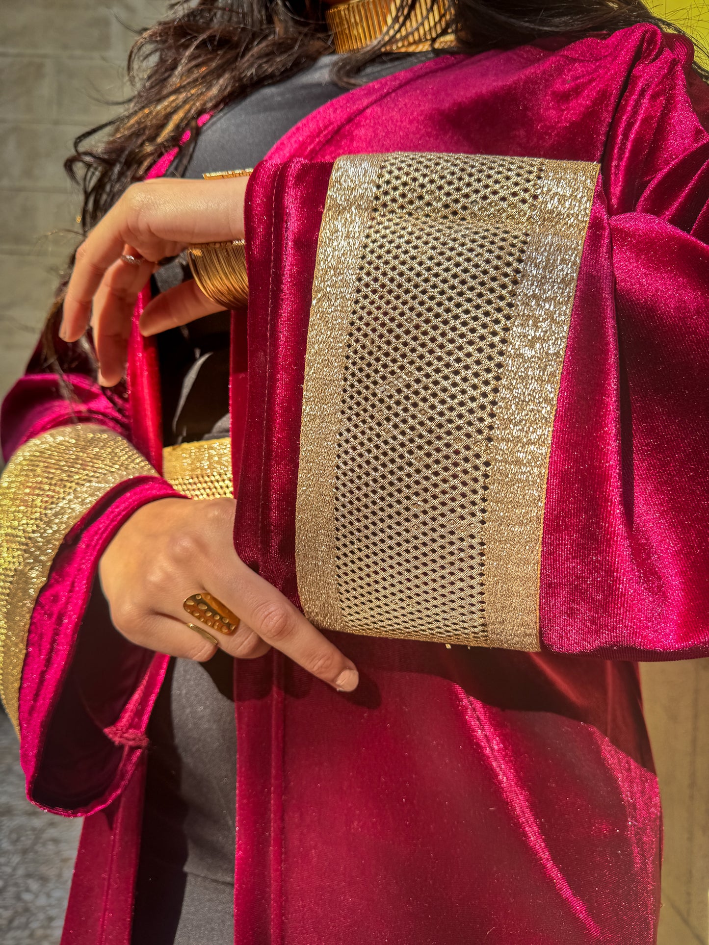 Opal mid length Kaftan