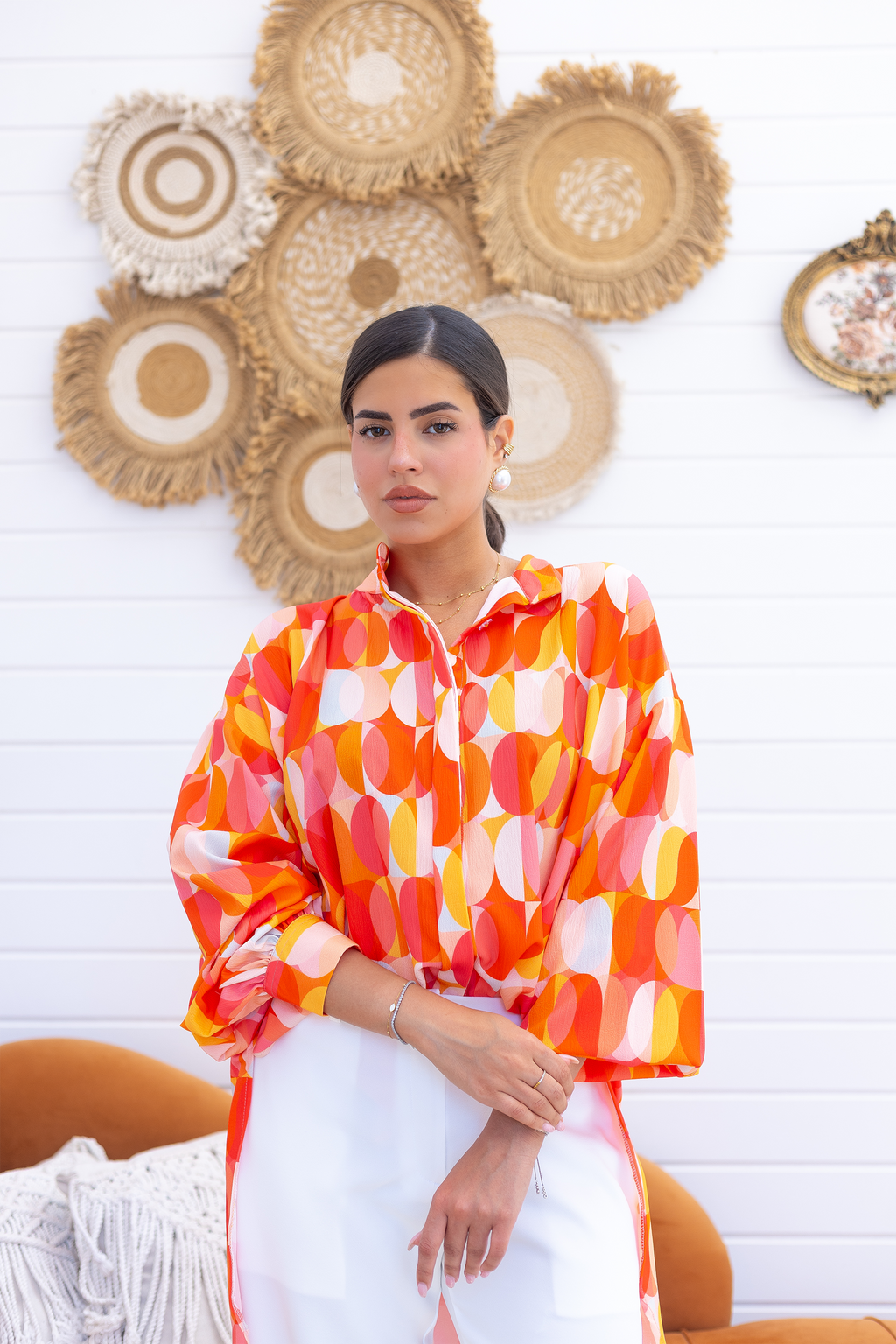 The Sunset Retro Blouse