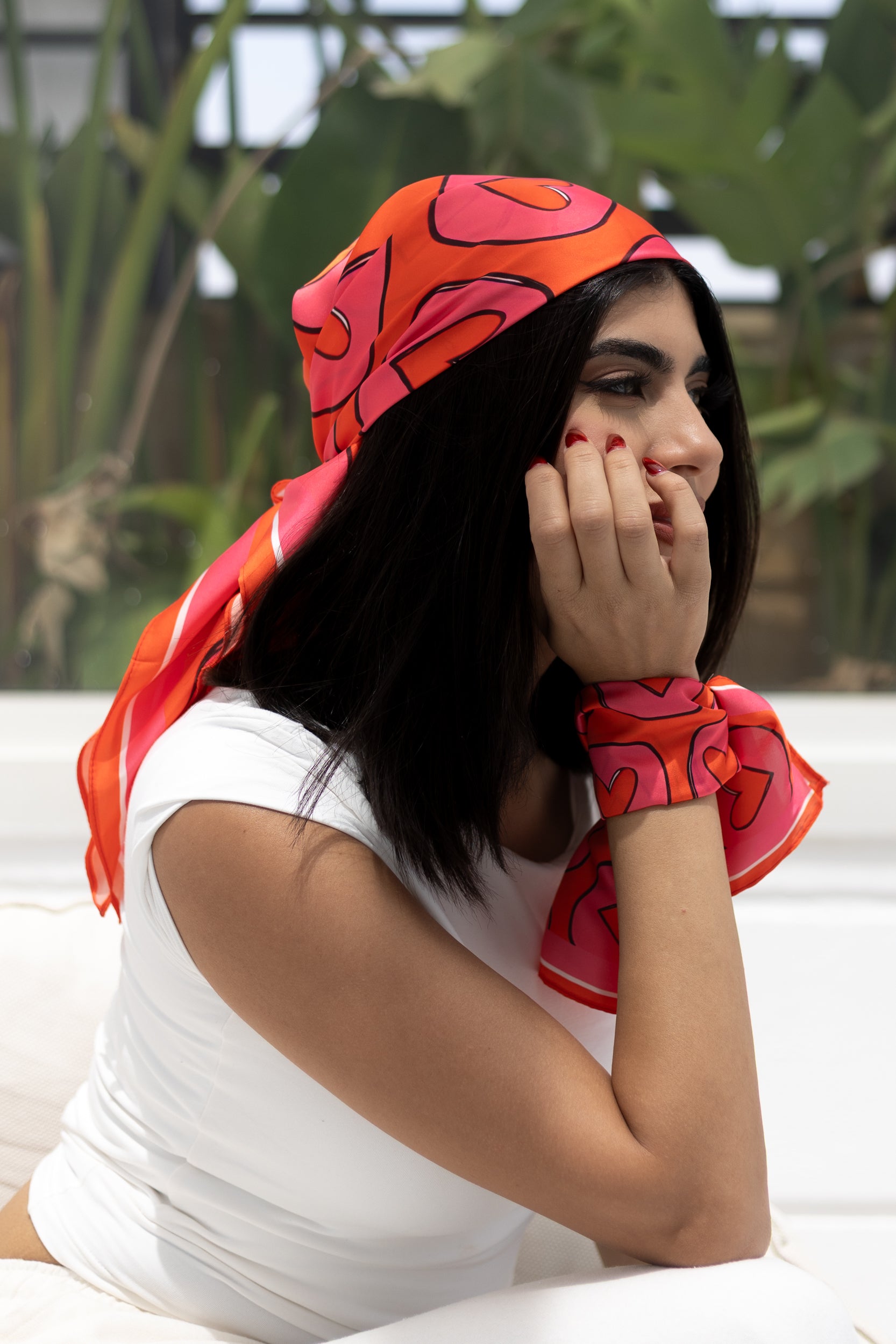 Heart Pop scarf