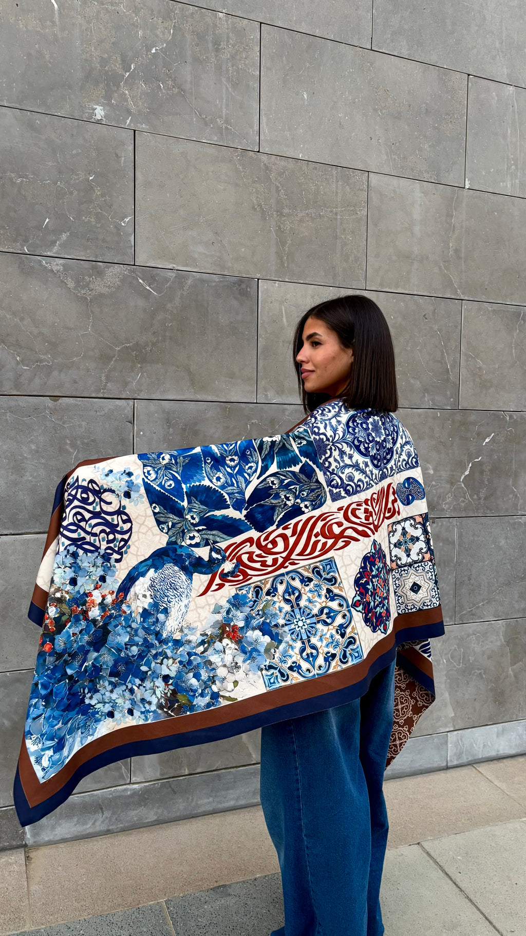 Moroccan Mosaic rectangle Scarf