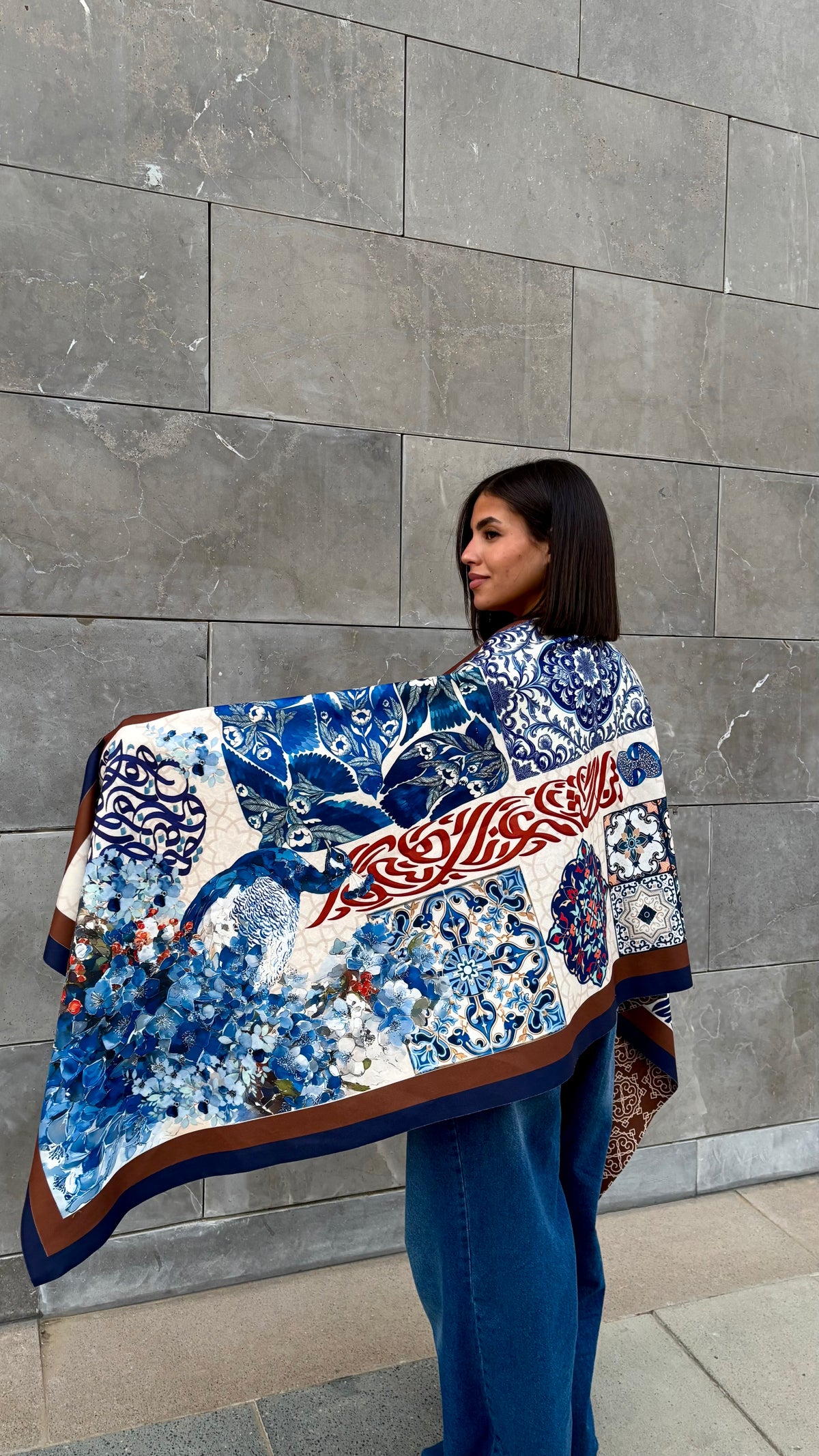 Moroccan Mosaic rectangle Scarf