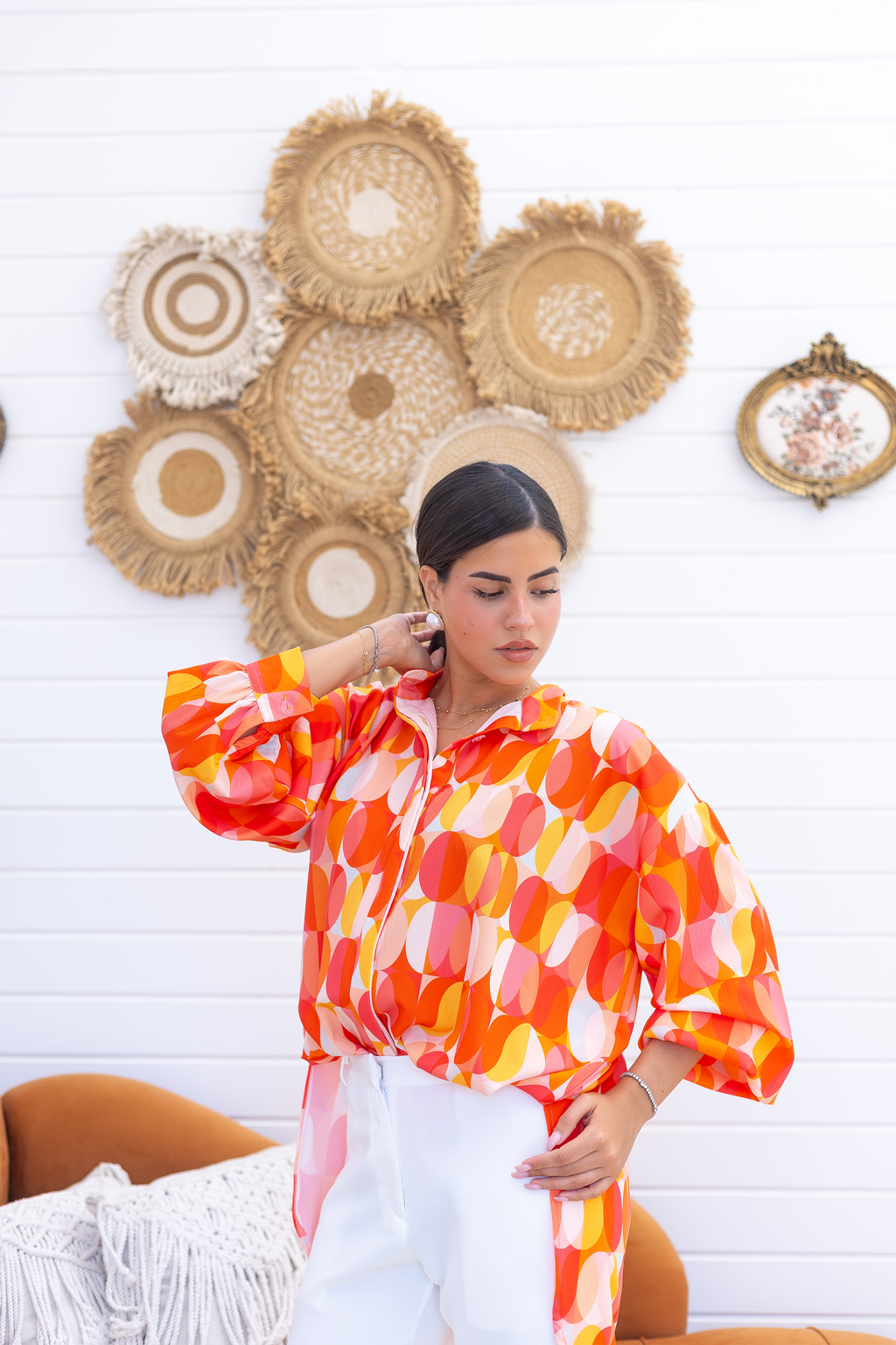 The Sunset Retro Blouse