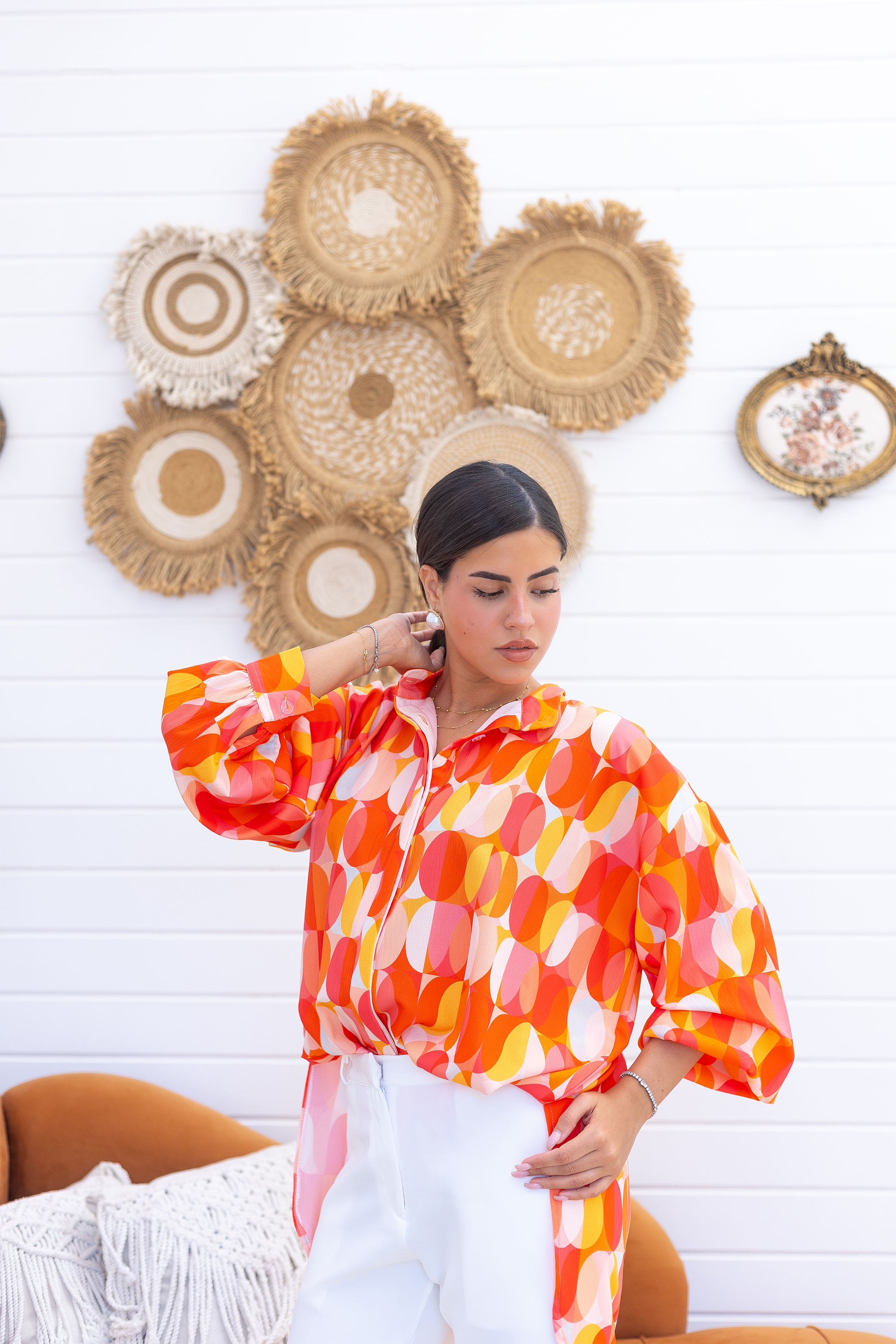 The Sunset Retro Blouse