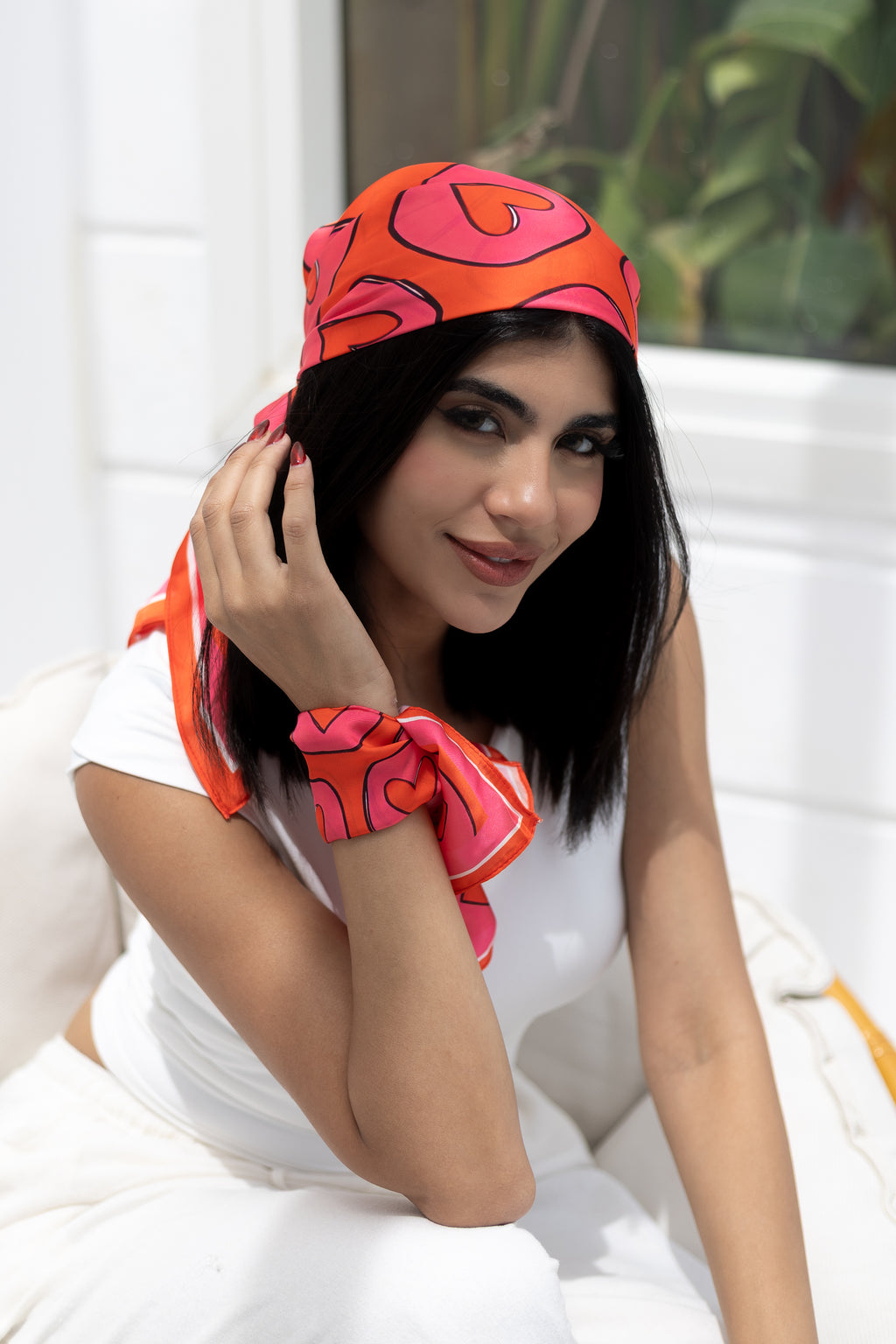 Heart Pop scarf
