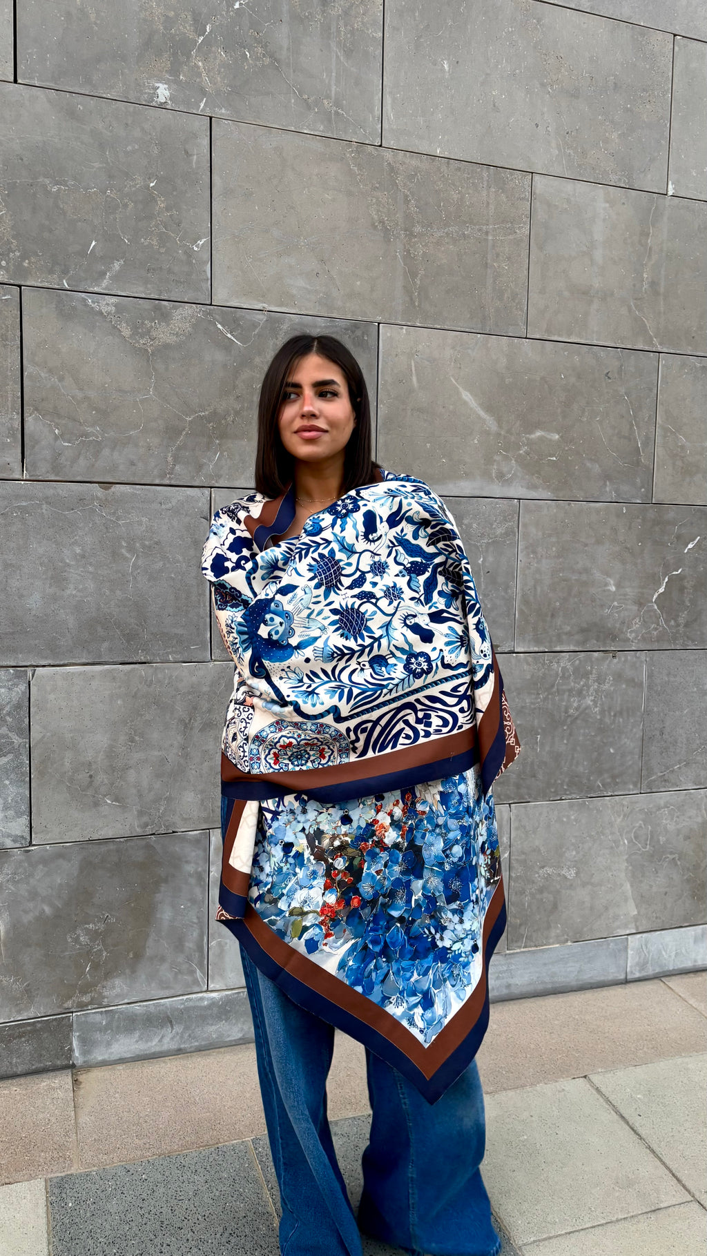 Moroccan Mosaic rectangle Scarf