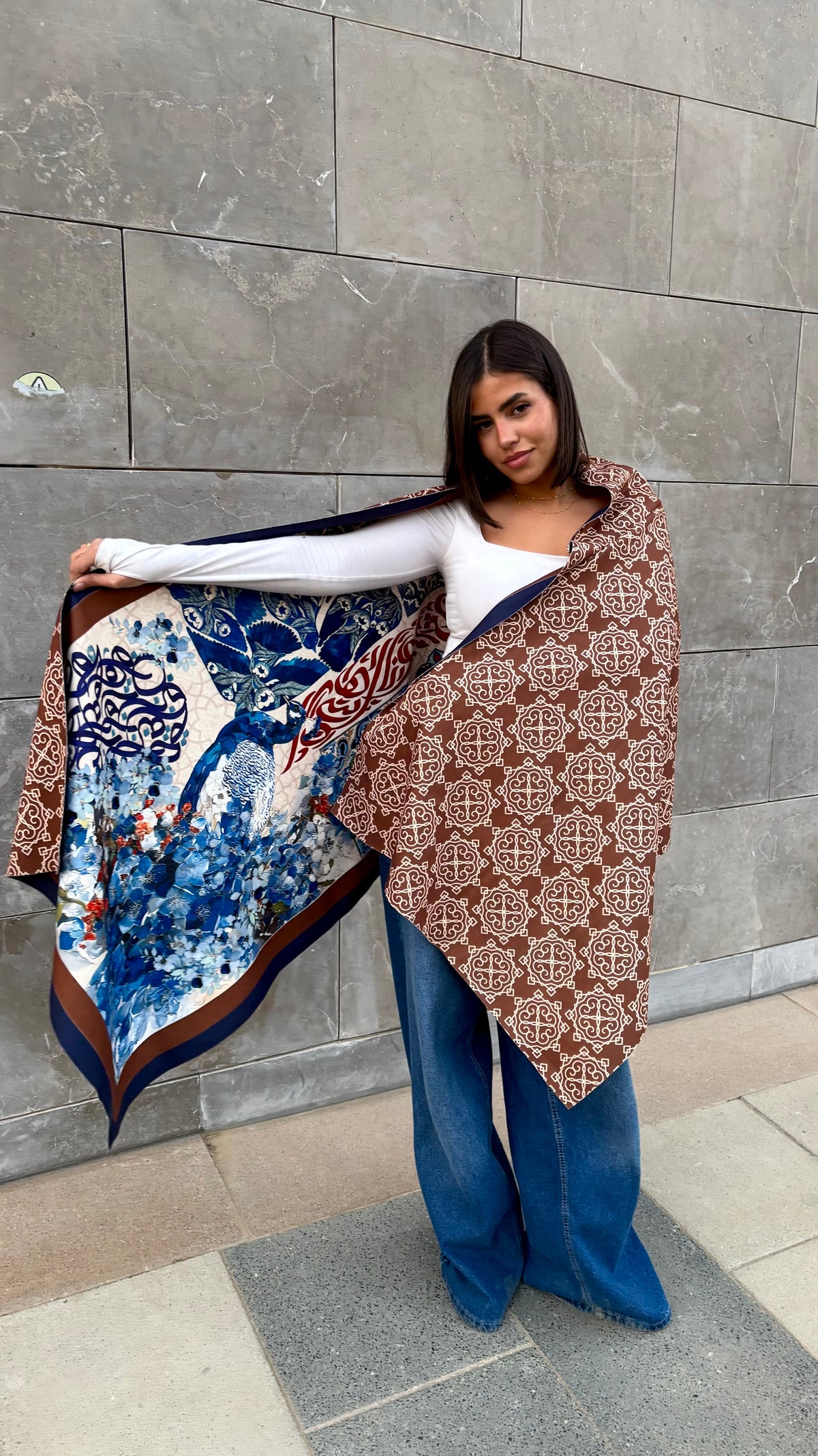 Moroccan Mosaic rectangle Scarf