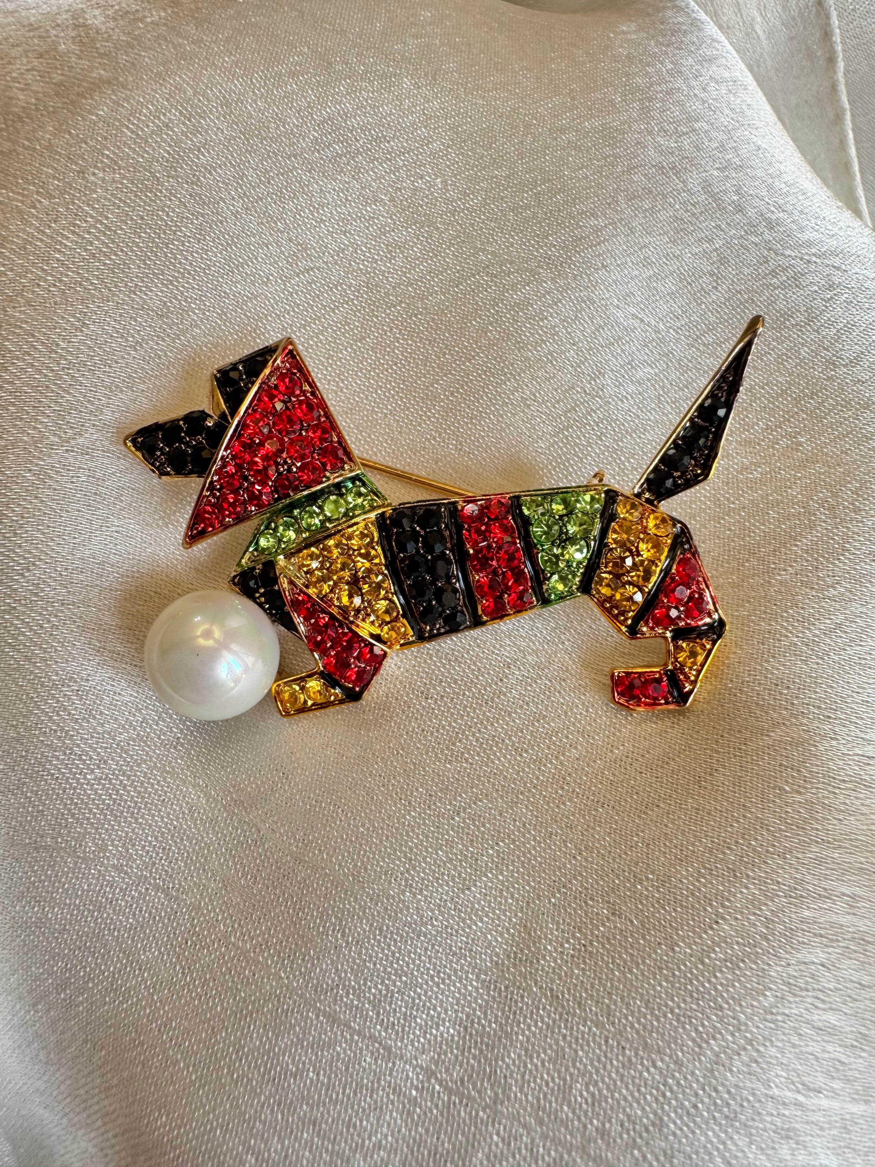 Colored dog